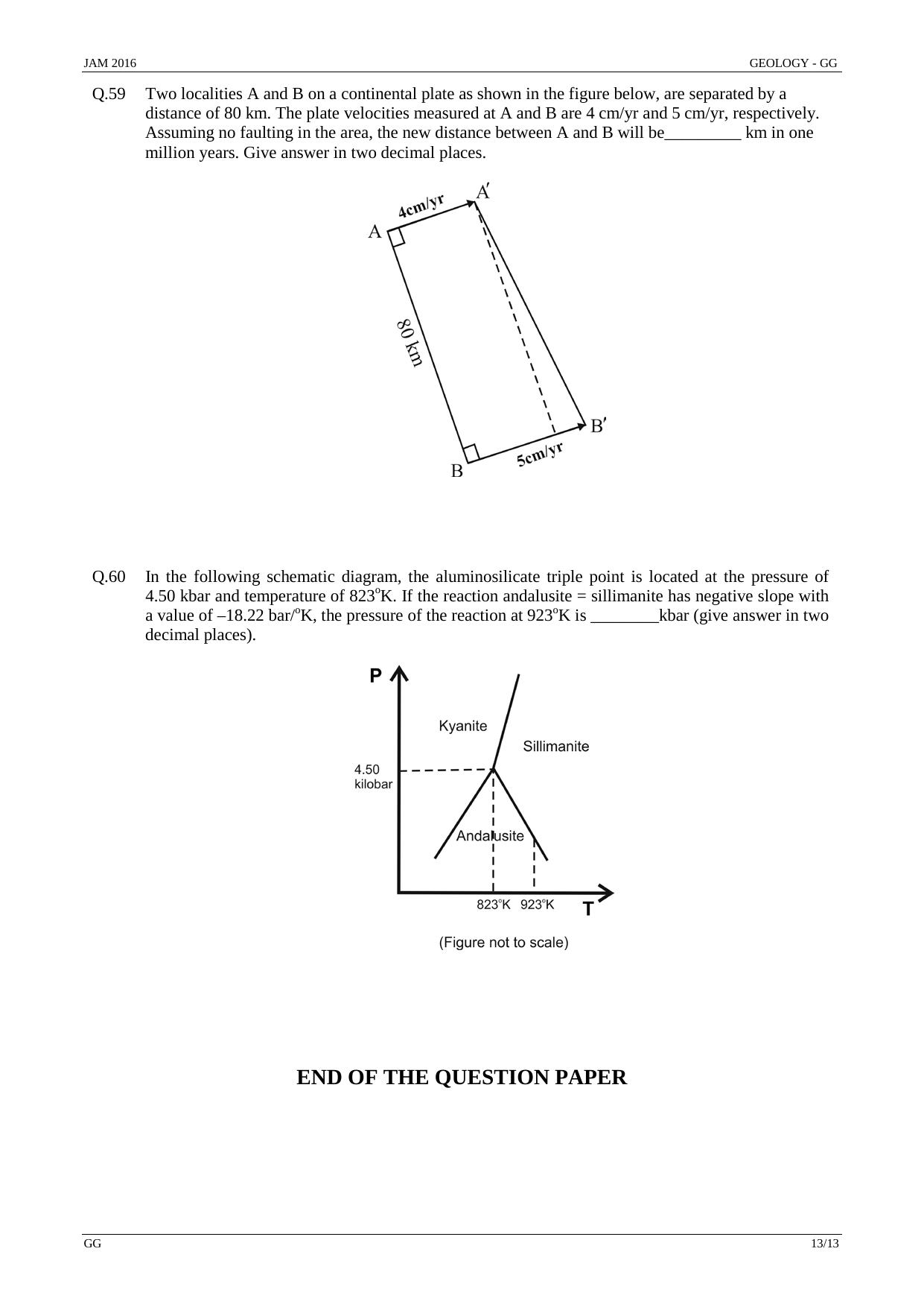 JAM 2016: GG Question Paper - Page 12