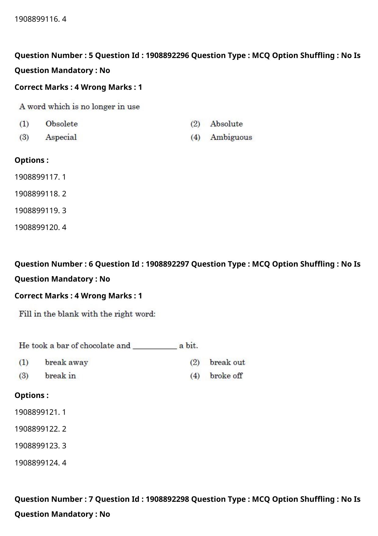 CUET PG 2021 PGQP38 Question Paper - Page 4