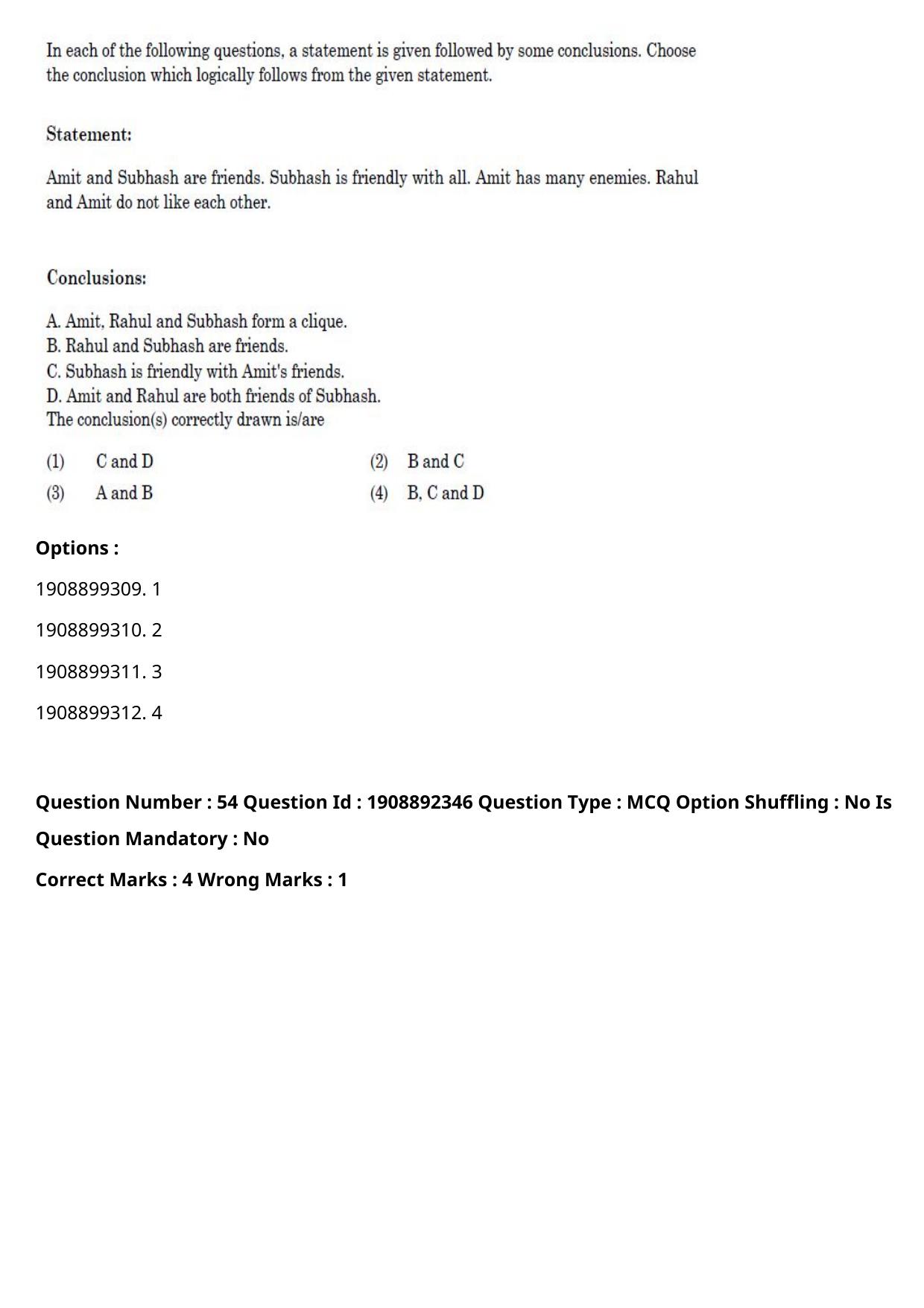 CUET PG 2021 PGQP38 Question Paper - Page 26