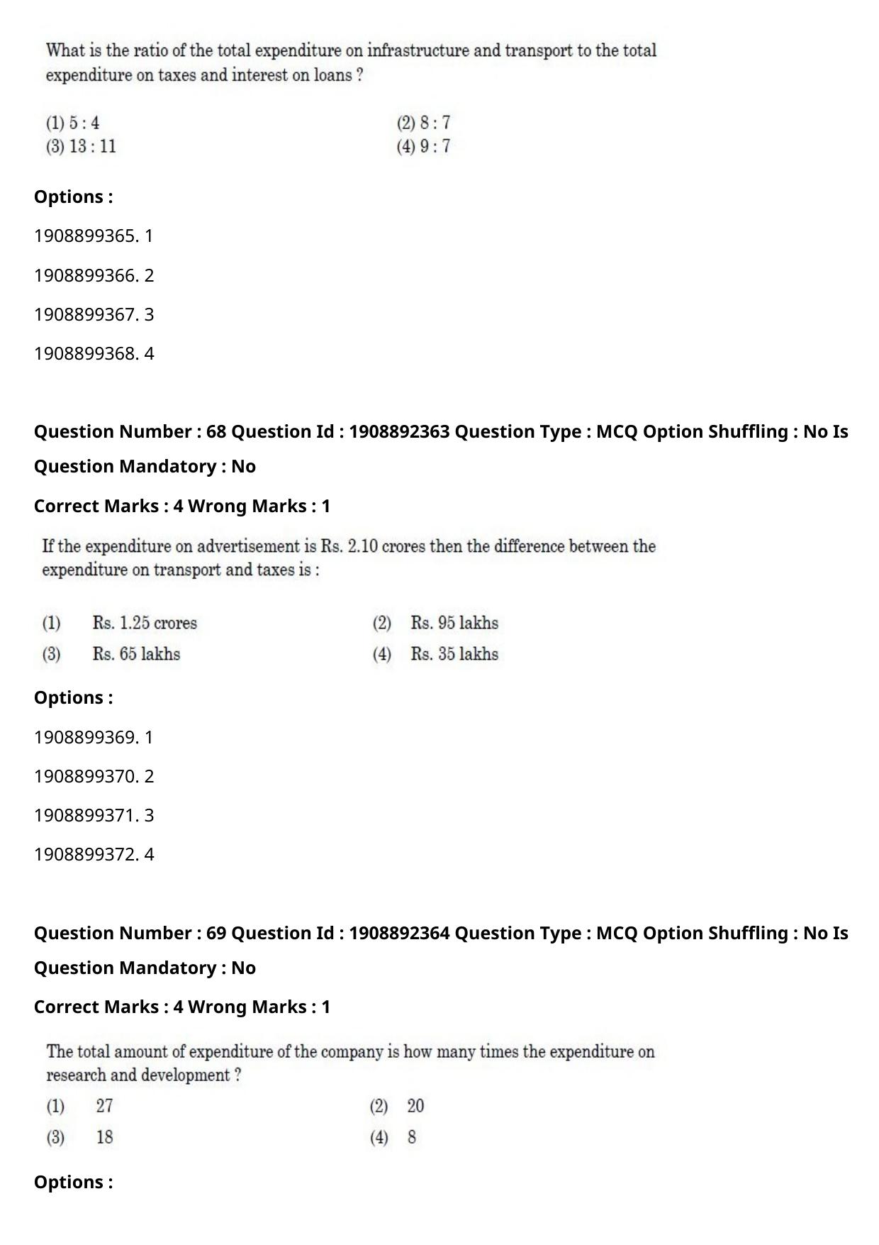 CUET PG 2021 PGQP38 Question Paper - Page 35