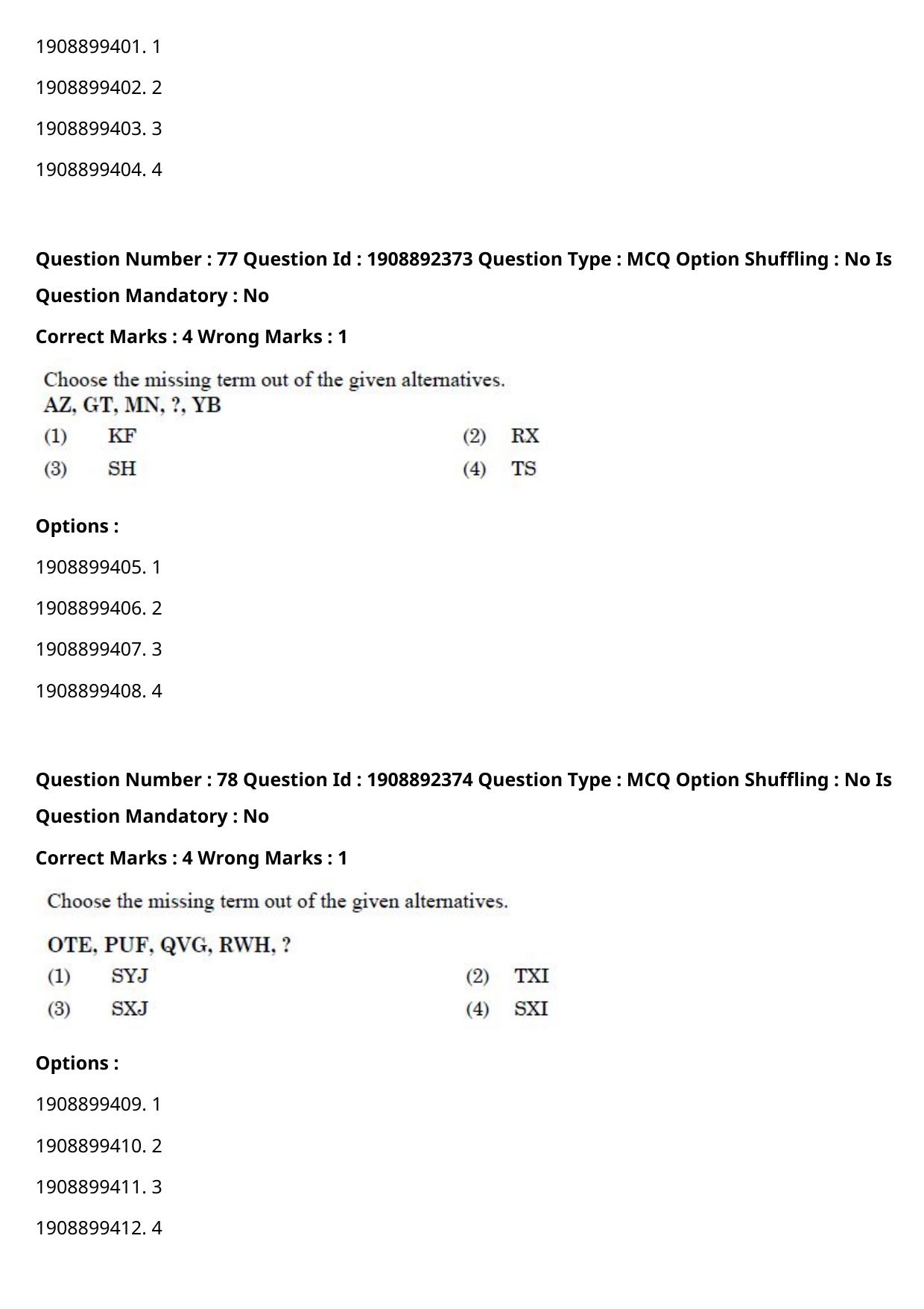 CUET PG 2021 PGQP38 Question Paper - Page 40