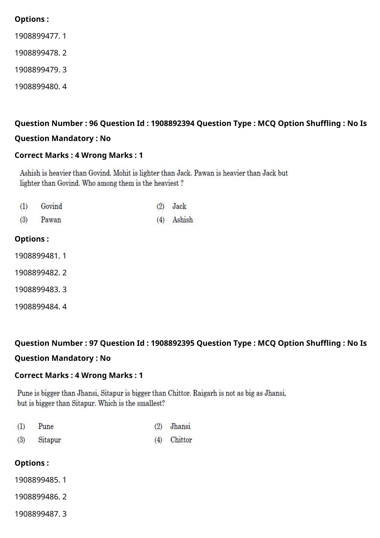 CUET PG 2021 PGQP38 Question Paper - Page 49