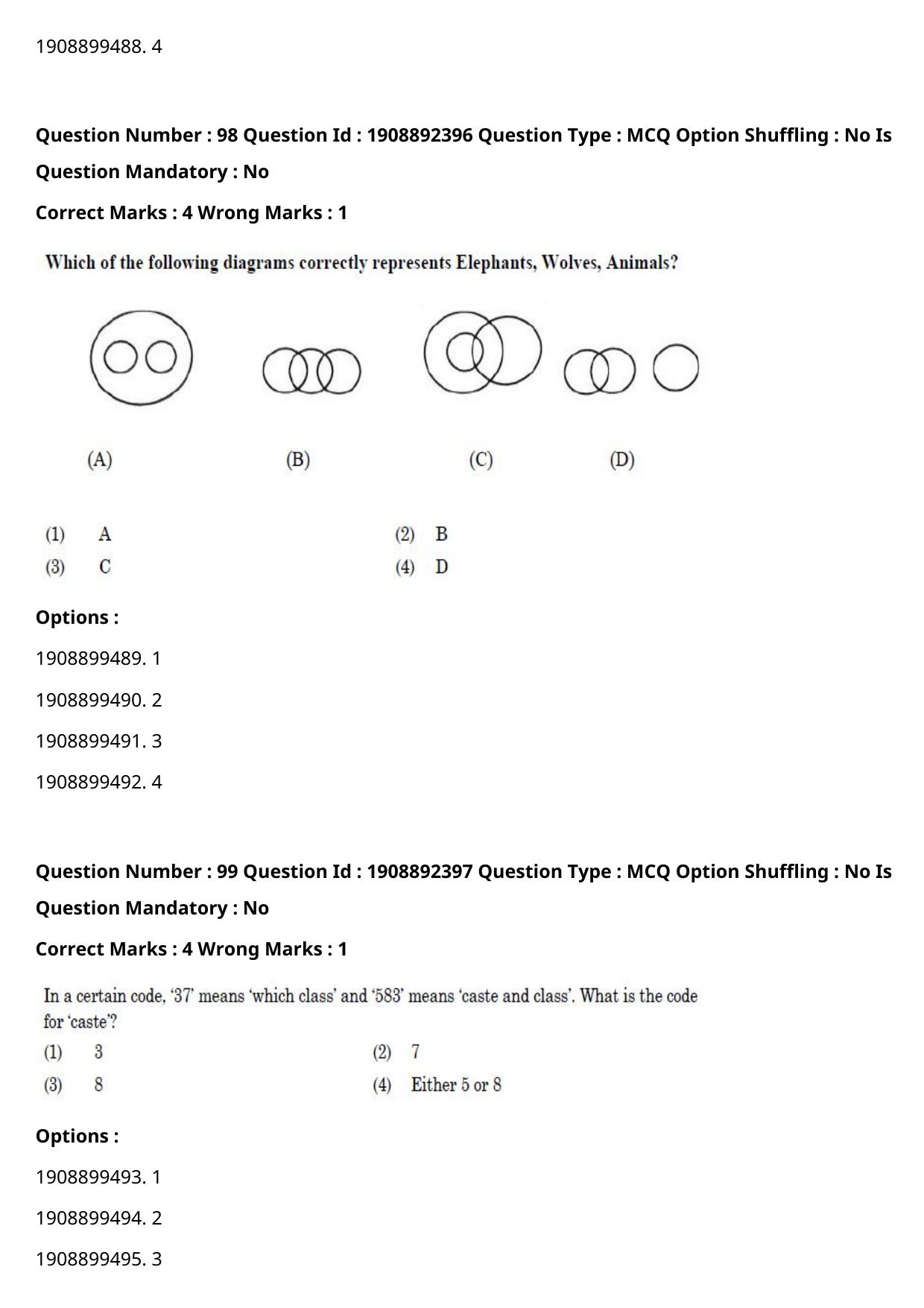 CUET PG 2021 PGQP38 Question Paper - Page 50