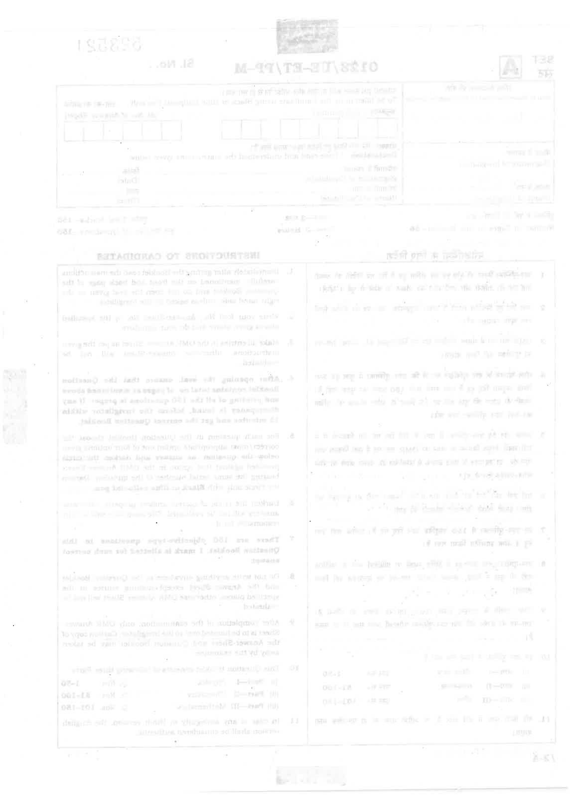 CG PET 2018 Question Paper - Page 2
