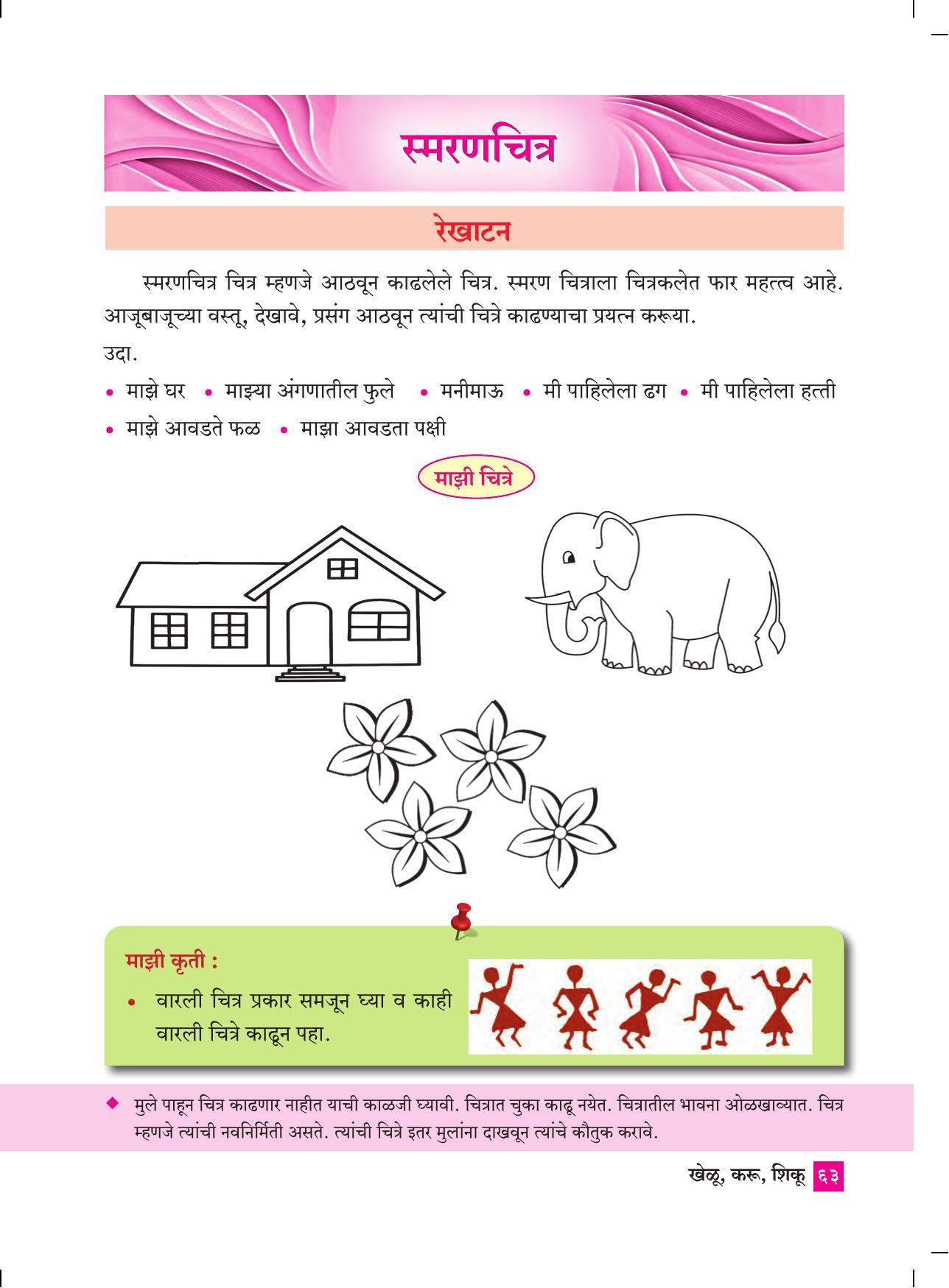 Maharashtra Board Class 4 Khelu karu Shiku (Marathi Medium) Textbook - Page 72