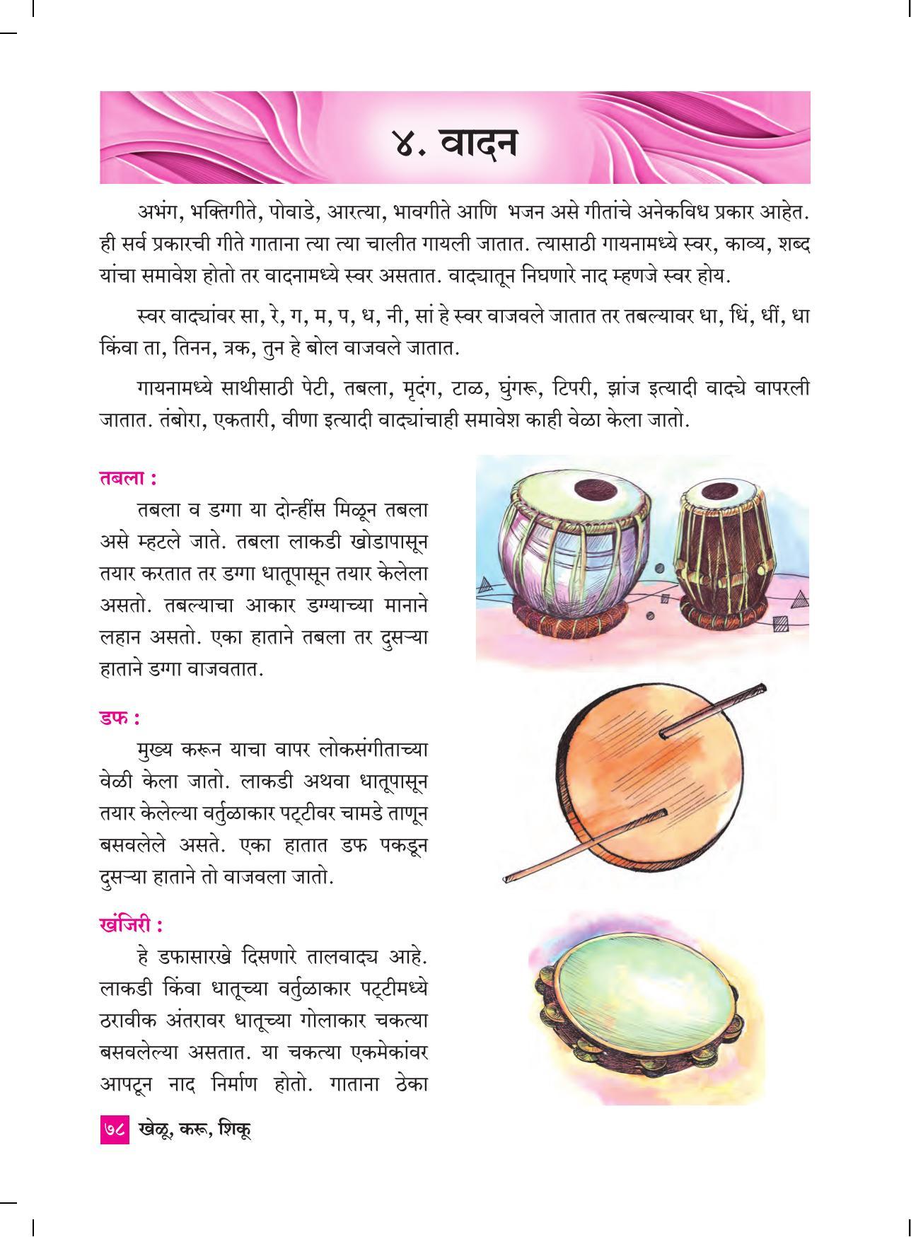 Maharashtra Board Class 4 Khelu karu Shiku (Marathi Medium) Textbook - Page 87