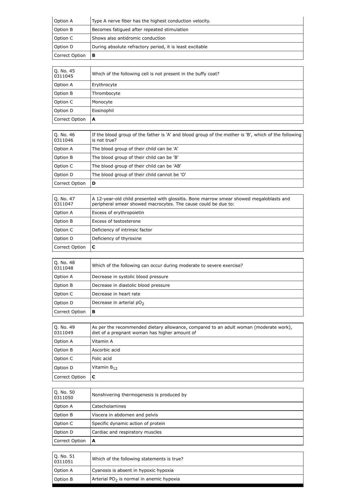 RUHS M.Sc Med 2023: MBBS/BDS Question Paper with Answer Key - Page 7