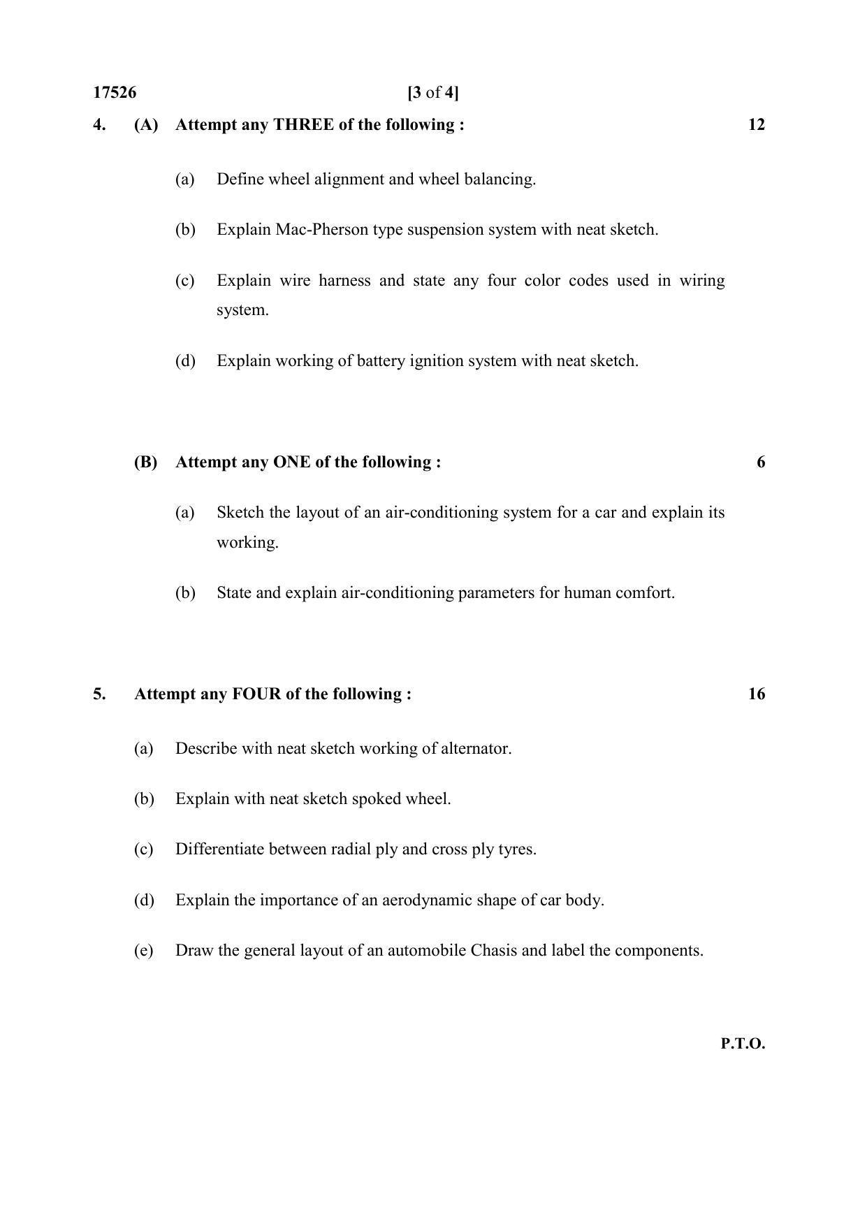 MSBTE Winter Question Paper 2019 - Advanced Manufacturing Processes - Page 3