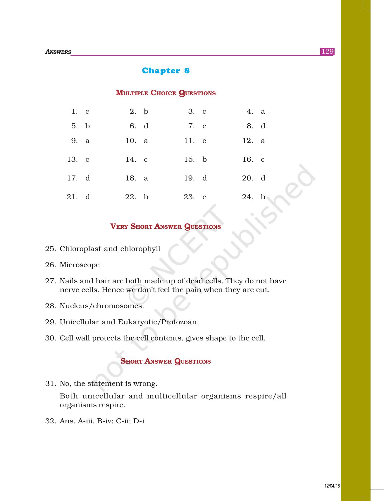 NCERT Exemplar Class 8: Science Answers - Page 20