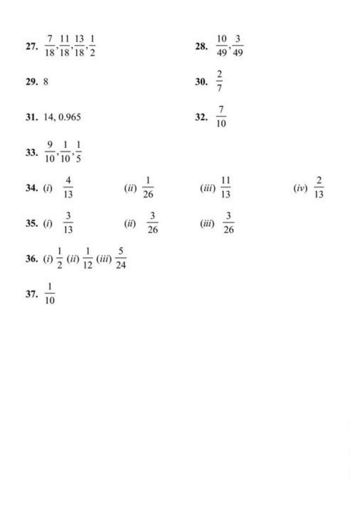 Class 10 Notes, Question & Practice Paper - Mathematics (Topic 15 : Probability) - Page 8