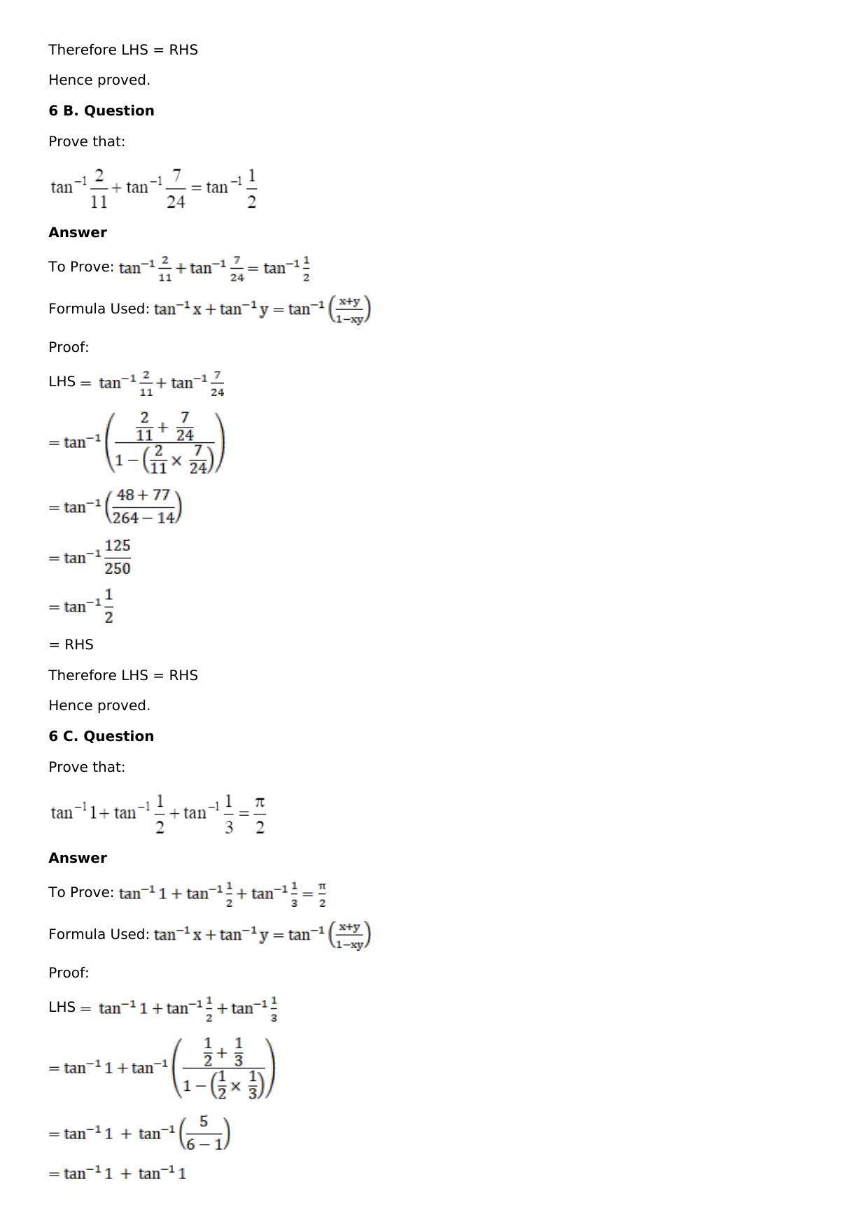 Chapter 4: Inverse Trigonometric Functions Solutions: RS Aggarwal Class 12 Solutions  - Page 19
