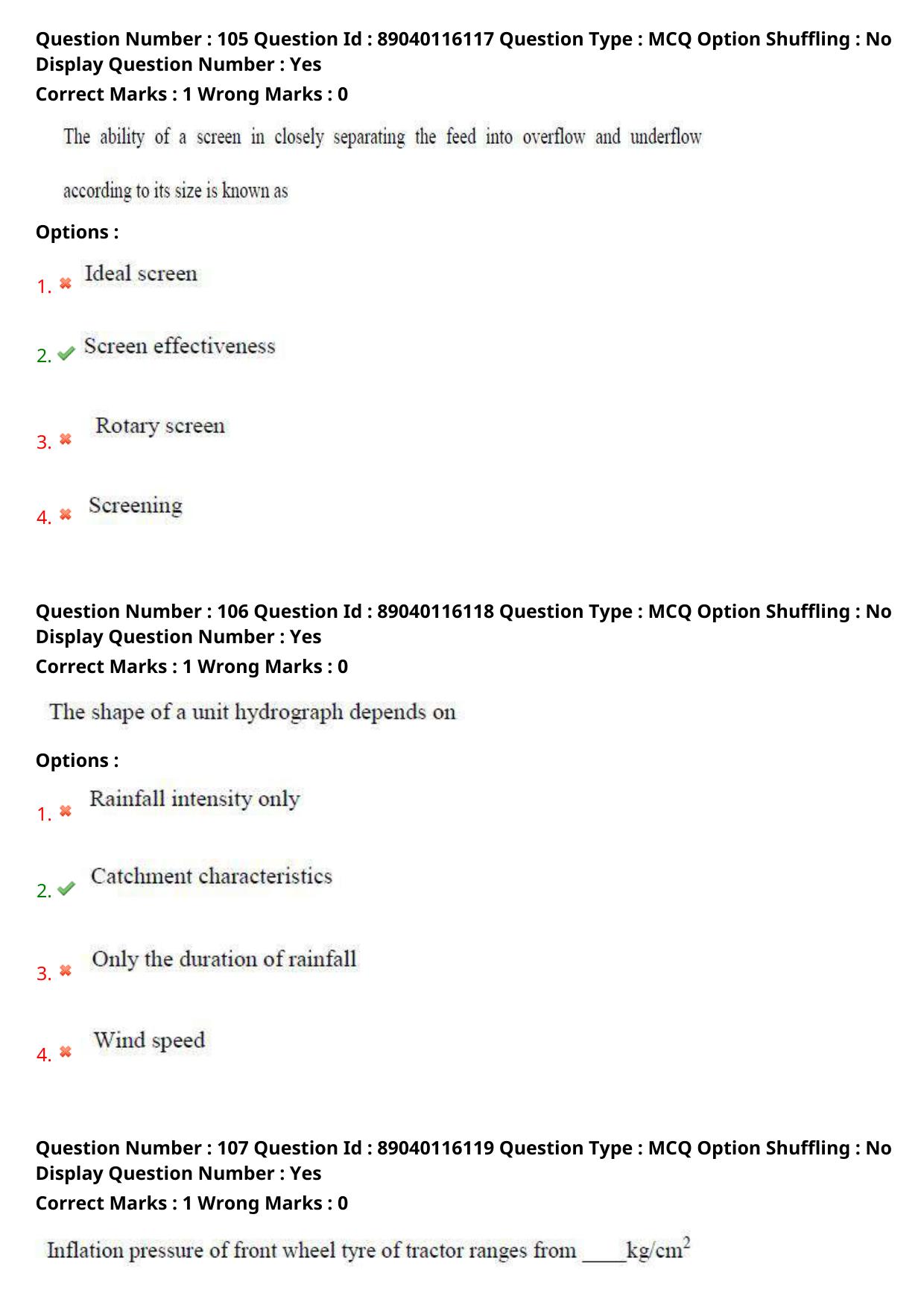 AP ECET 2025 Agricultural Engineering 06th May 2024 (Shift 1) Question Paper wth Key - Page 50