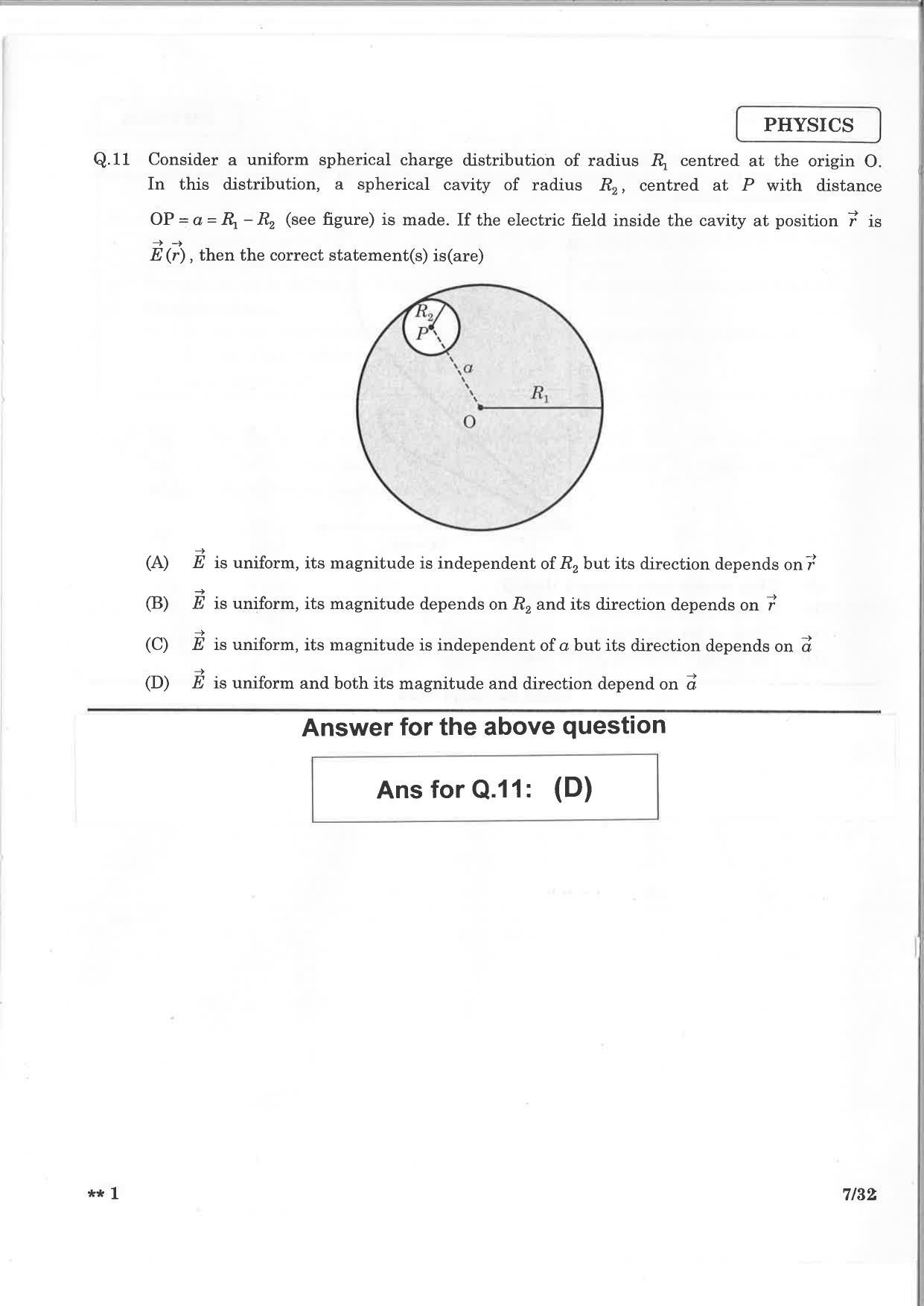 JEE (Advanced) 2015 Paper II Question Paper - Page 6