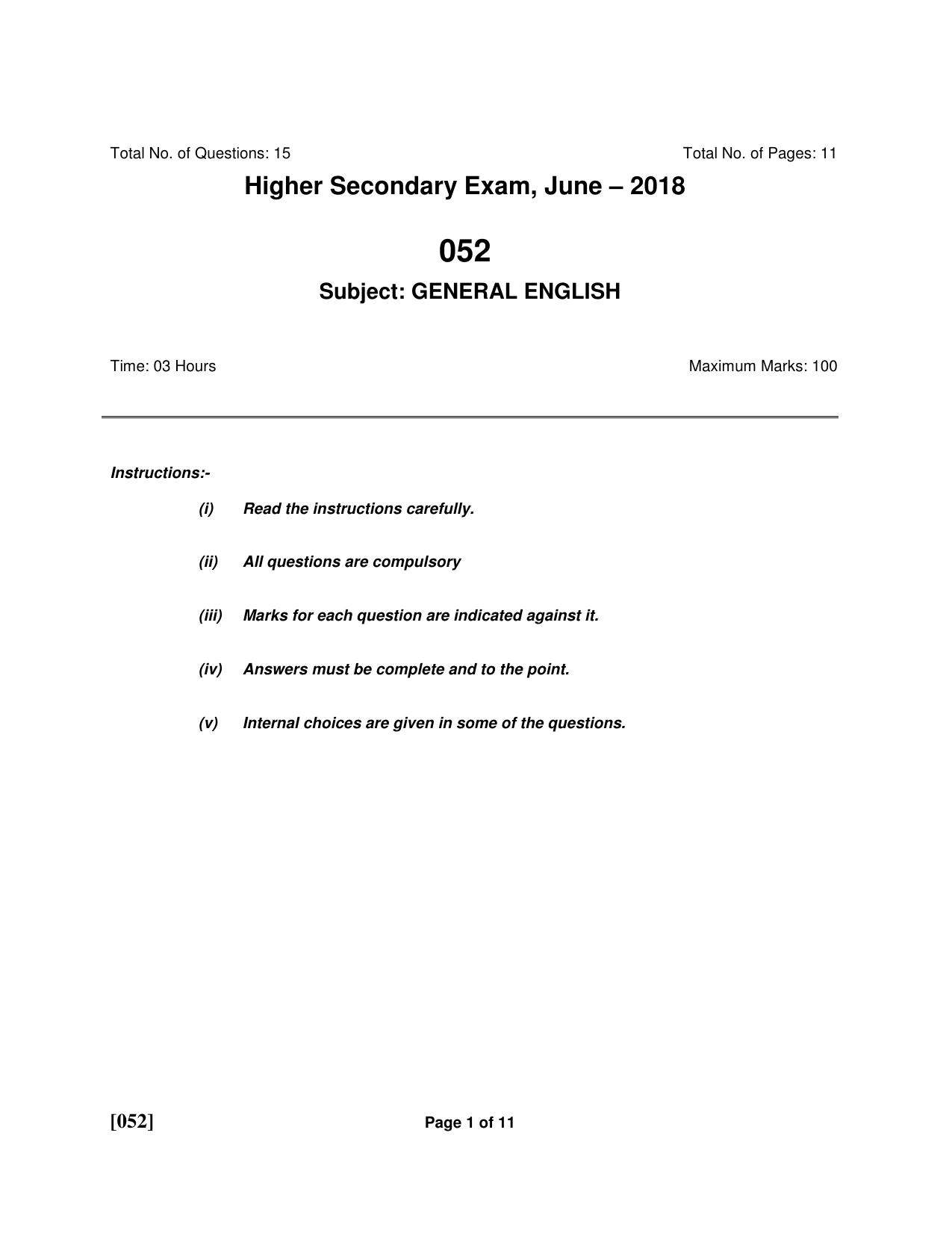 Ruk Jana Nahi Yojna Jun 2018 Class 12th (Part 1) Question Paper - Page 40