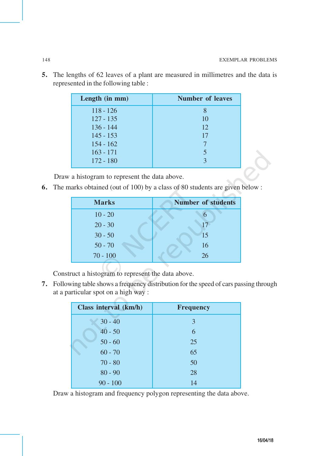 NCERT Exemplar Book for Class 9 Maths: Chapter 14 Statistics and Probability - Page 20