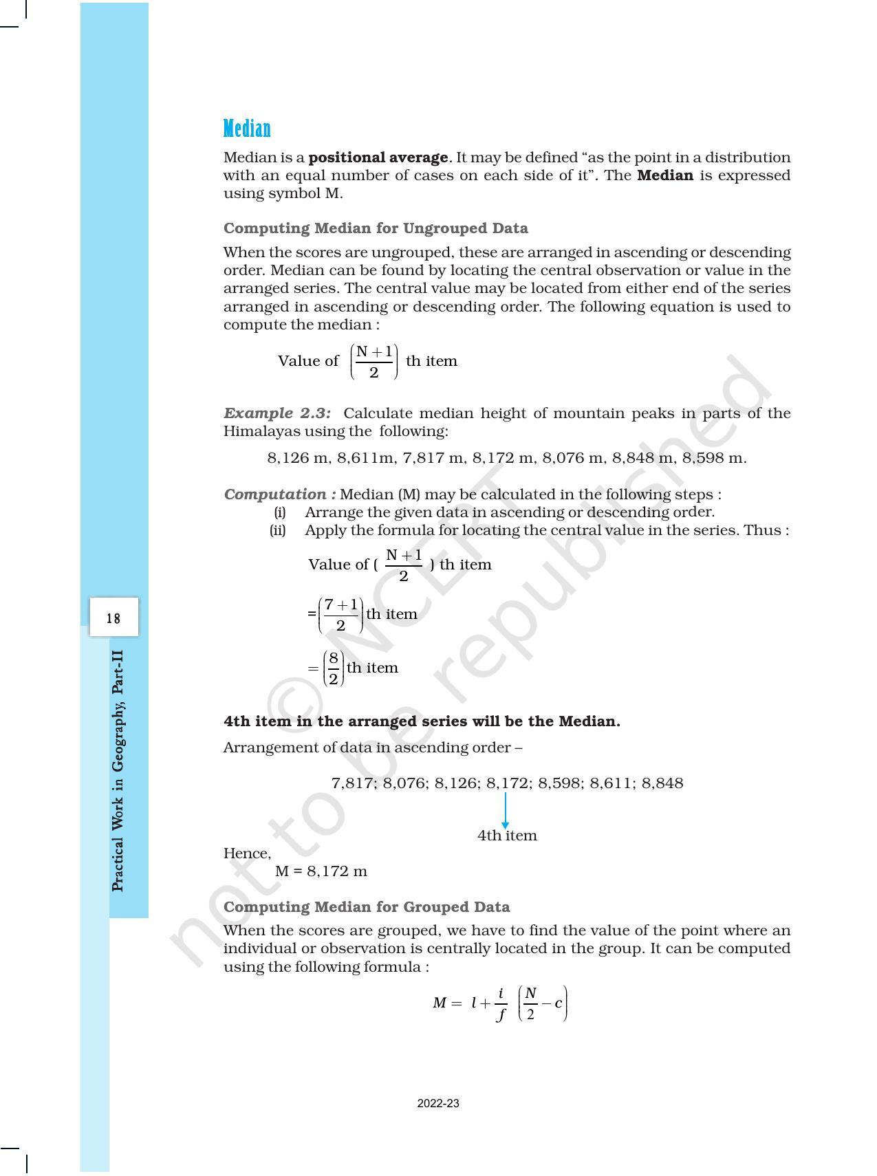 NCERT Book for Class 12 Geography (Part-III) Chapter 2 Data Processing - Page 6