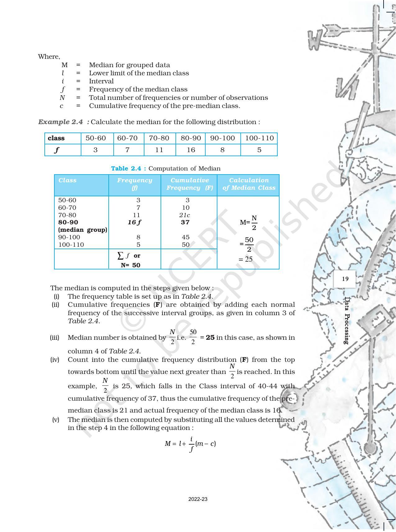 NCERT Book for Class 12 Geography (Part-III) Chapter 2 Data Processing - Page 7