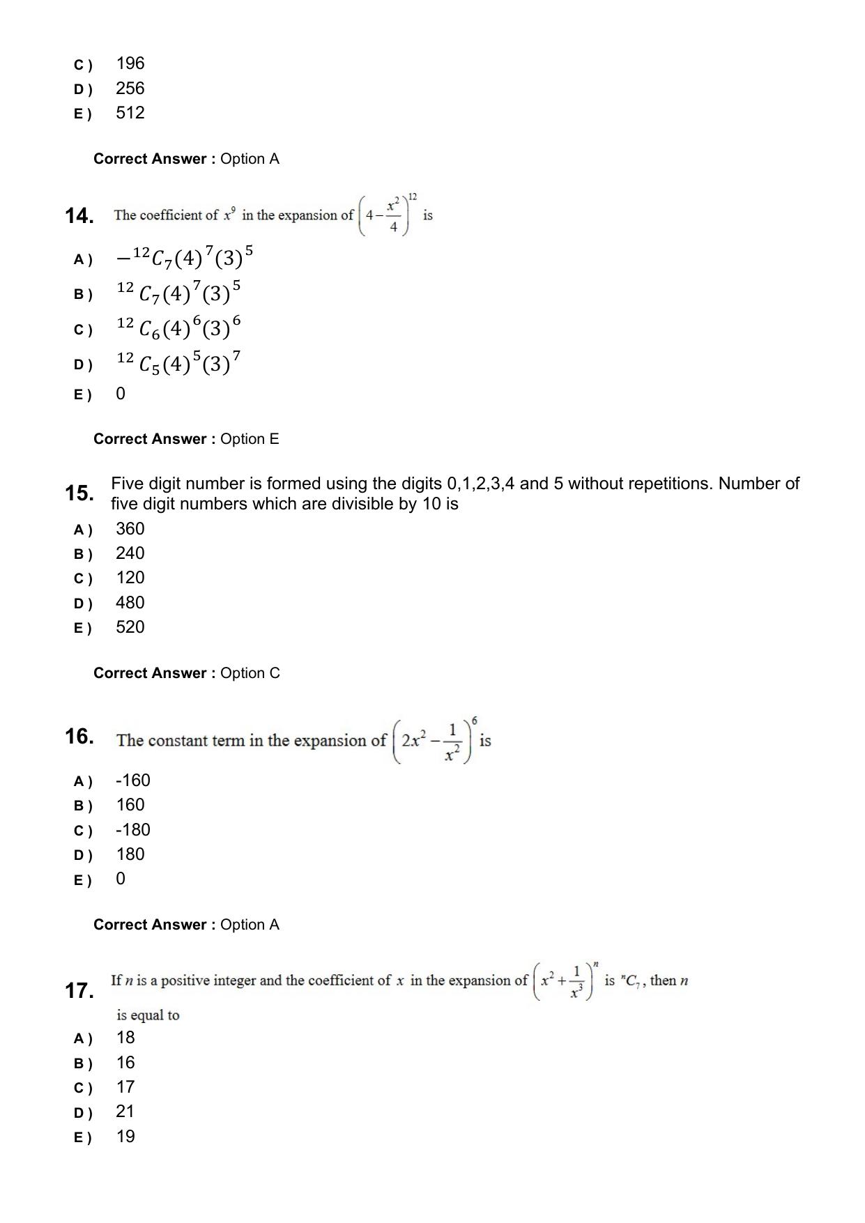 KEAM 2025 April 27 (Engineering) Question Paper with Answer Key - Page 4