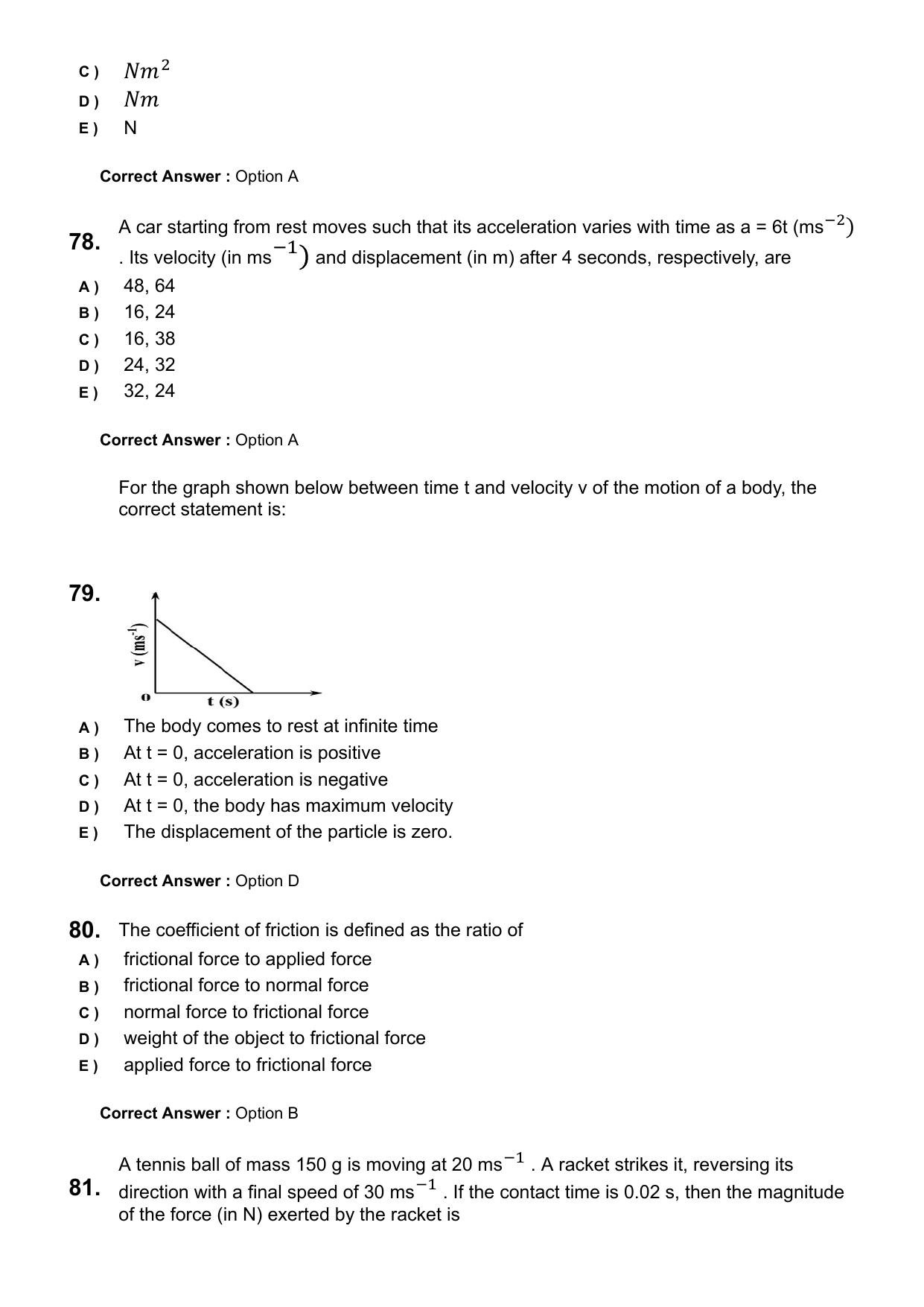 KEAM 2025 April 27 (Engineering) Question Paper with Answer Key - Page 20