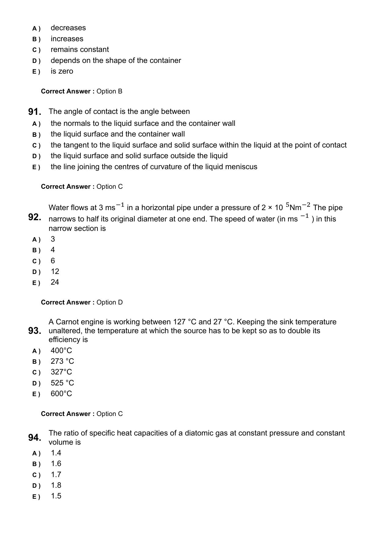 KEAM 2025 April 27 (Engineering) Question Paper with Answer Key - Page 23