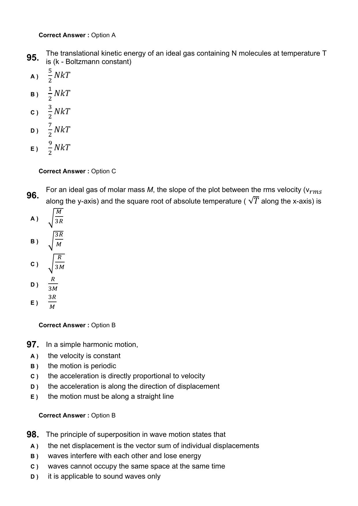KEAM 2025 April 27 (Engineering) Question Paper with Answer Key - Page 24