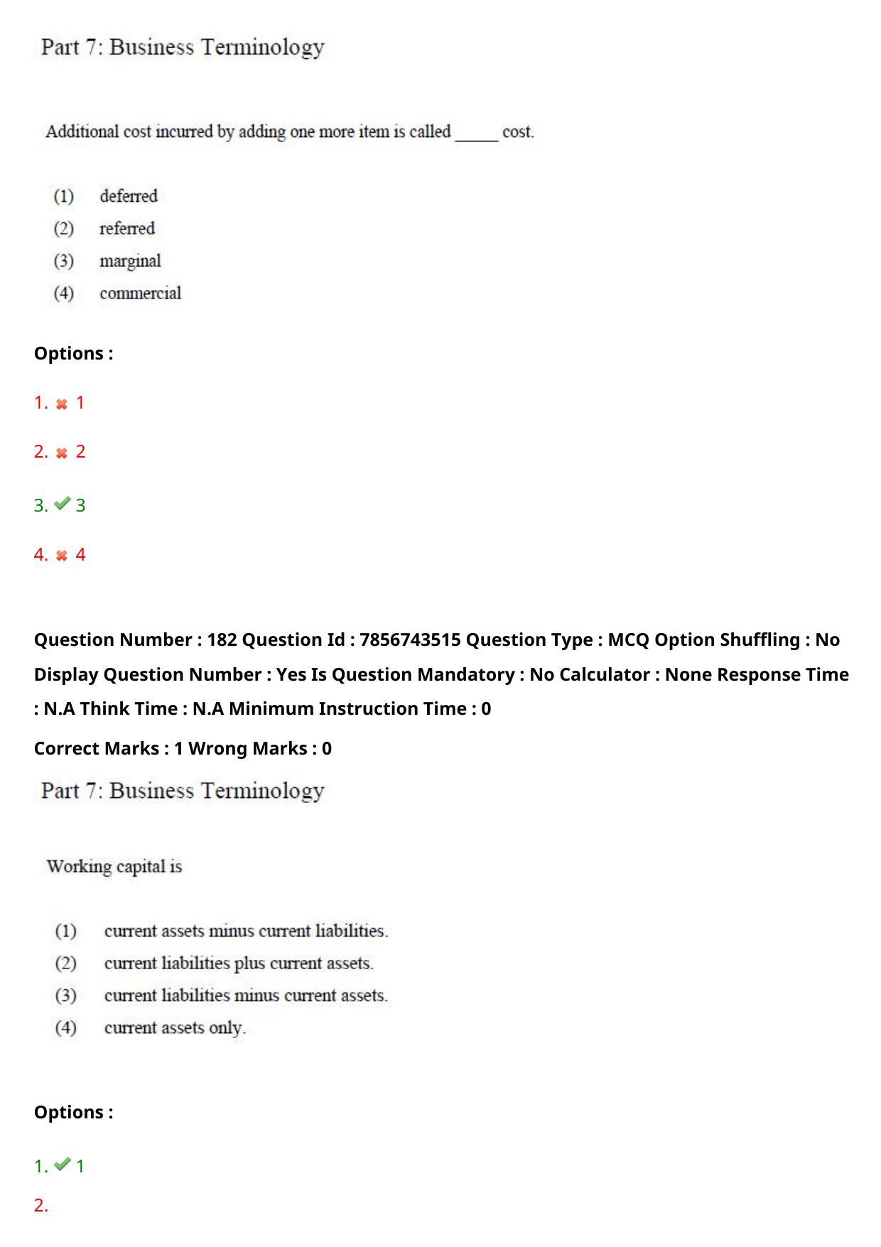 TS ICET 2023 27th May 2023 Forenoon - PRELIMINARY Question Papers - Page 115