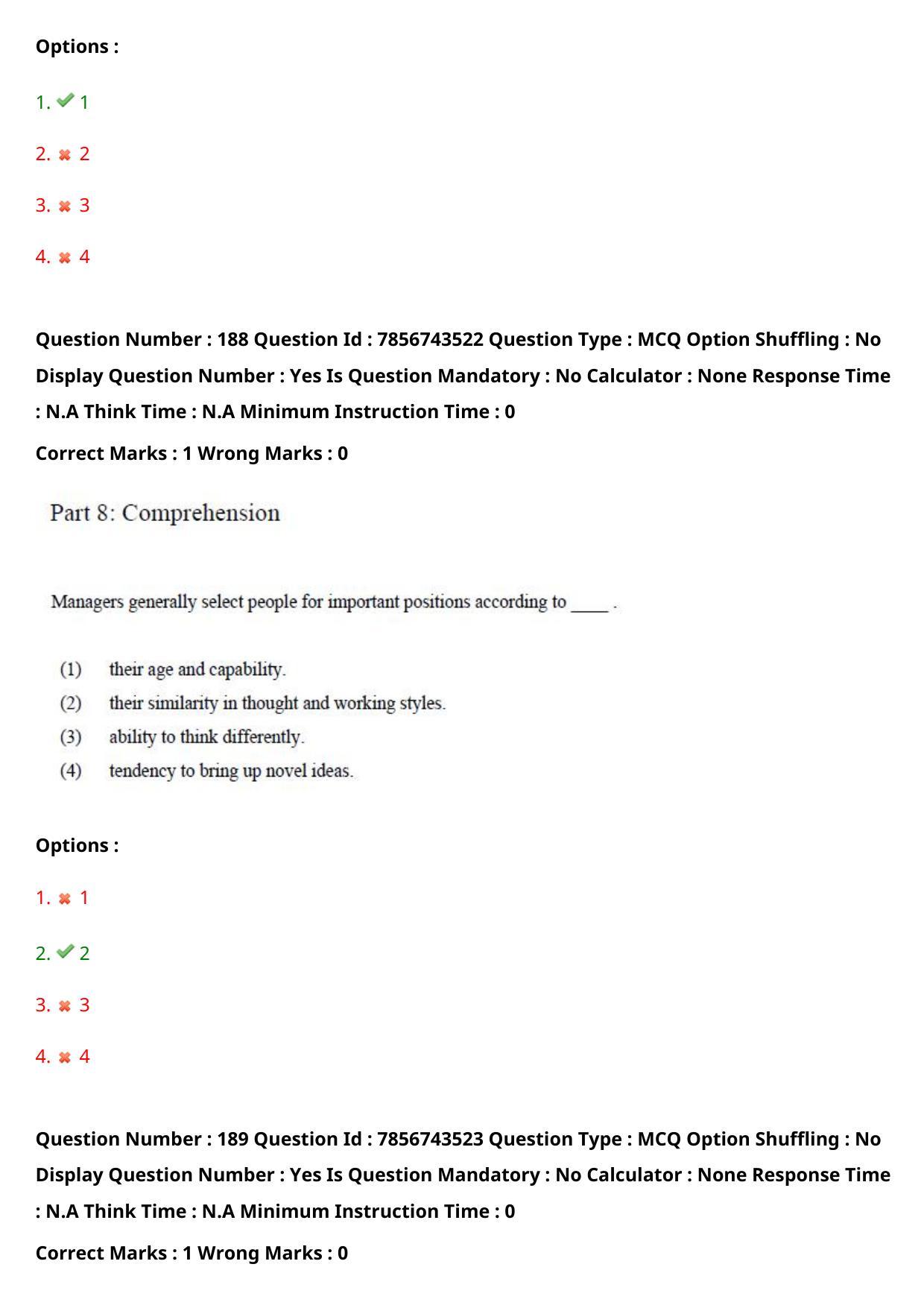 TS ICET 2023 27th May 2023 Forenoon - PRELIMINARY Question Papers - Page 120