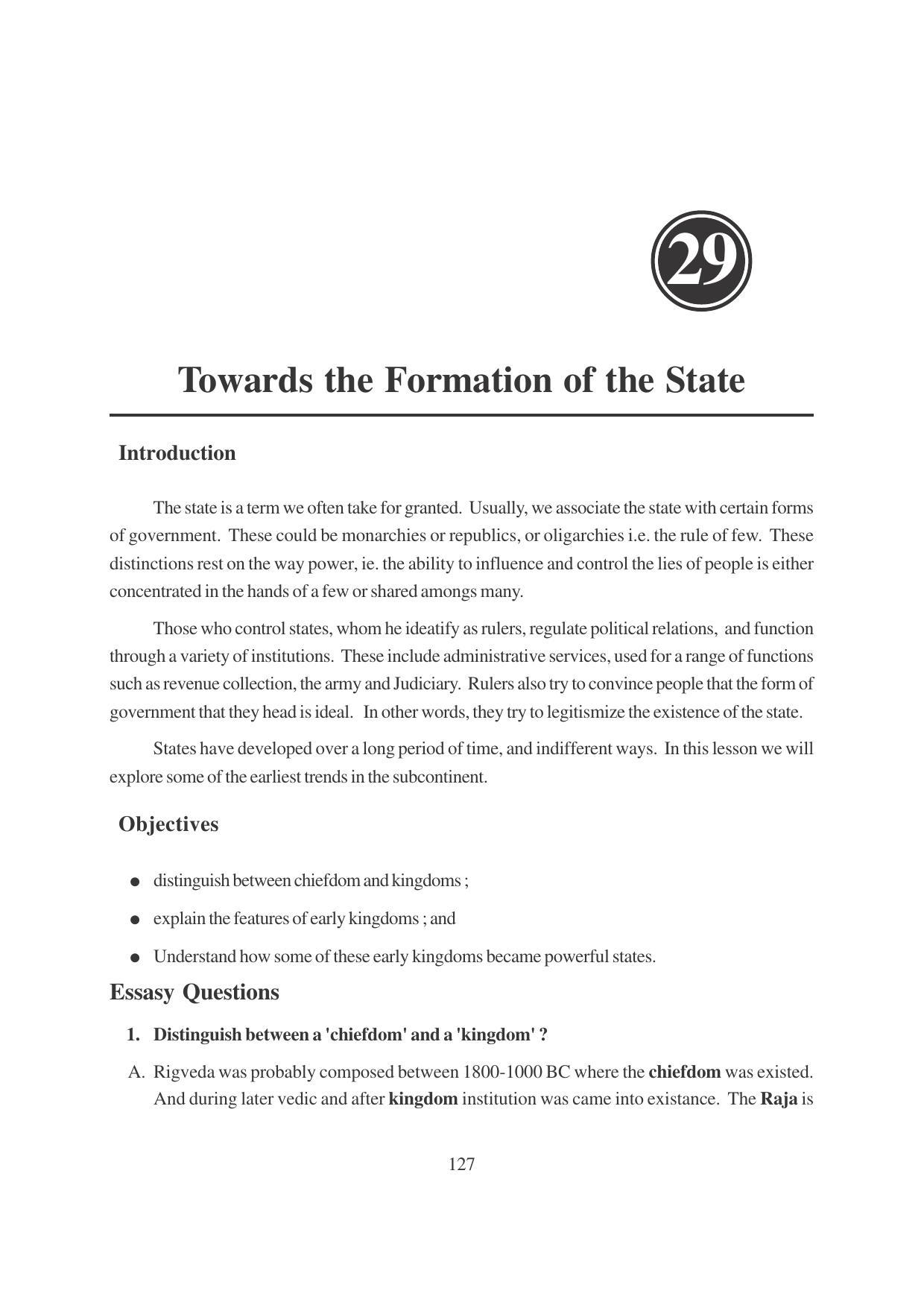 TS SCERT Inter 1st Year History-Book-1 Path 1 (English Medium) Text Book - Page 133