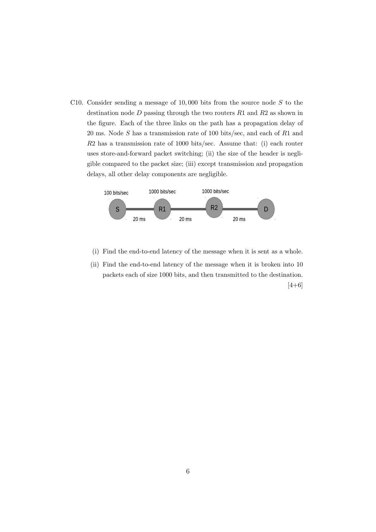 ISI Admission Test M.Tech (CrS) PCB 2021 Sample Paper - Page 6