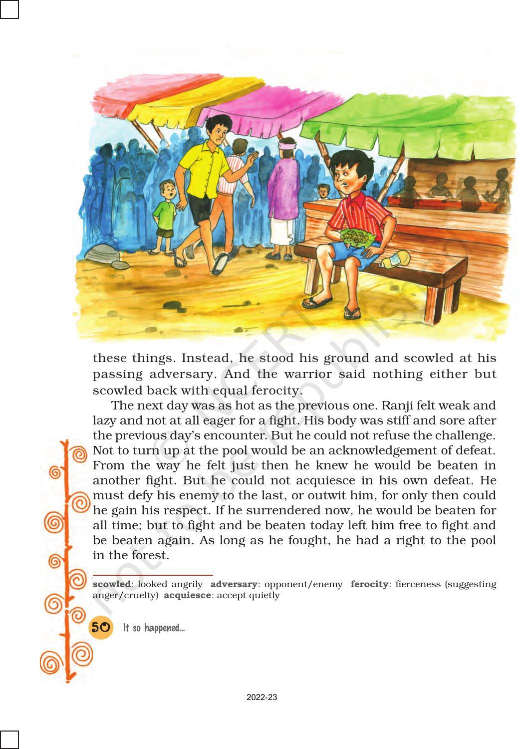 NCERT Book for Class 8 English It So Happened Chapter 6 The Fight - Page 6