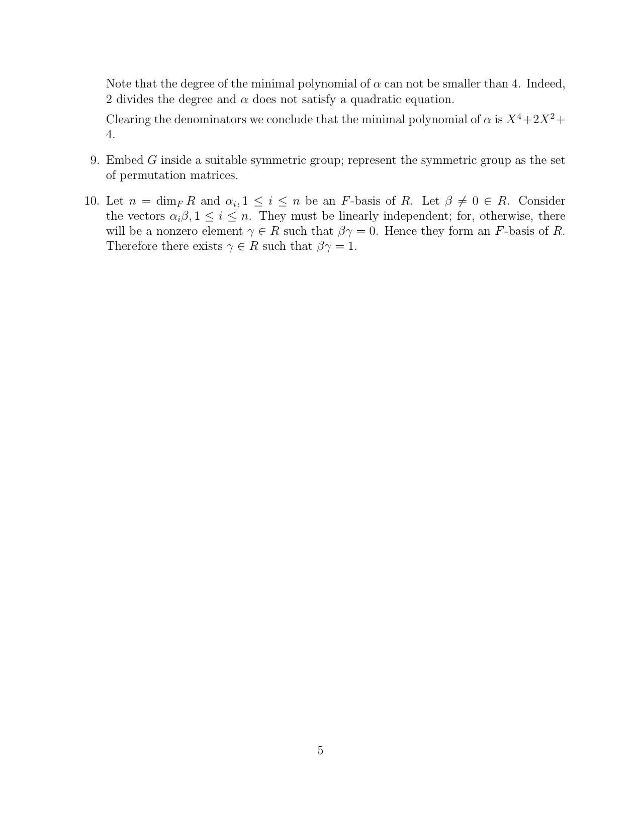 CMI Entrance Exam 2012 Solutions MSc/PhD Mathematics - Page 5