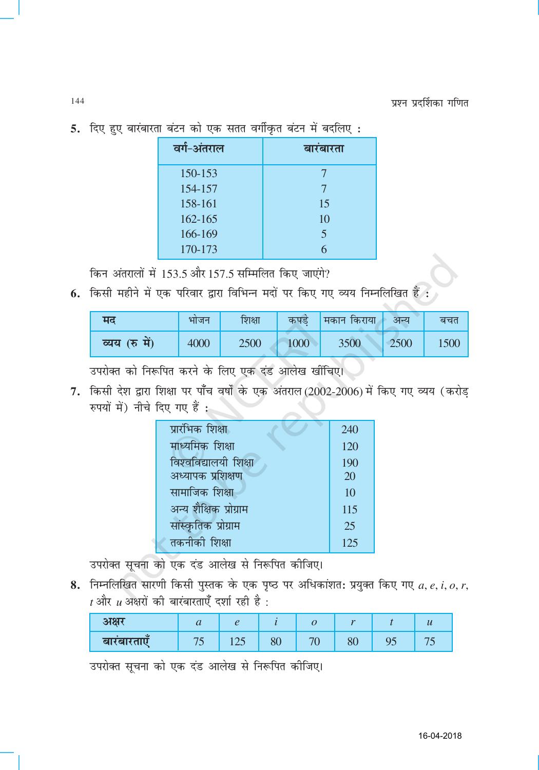 NCERT Exemplar Class 9: गणित यूनिट 14(सांख्यिकी और प्रायिकता ) - Page 13