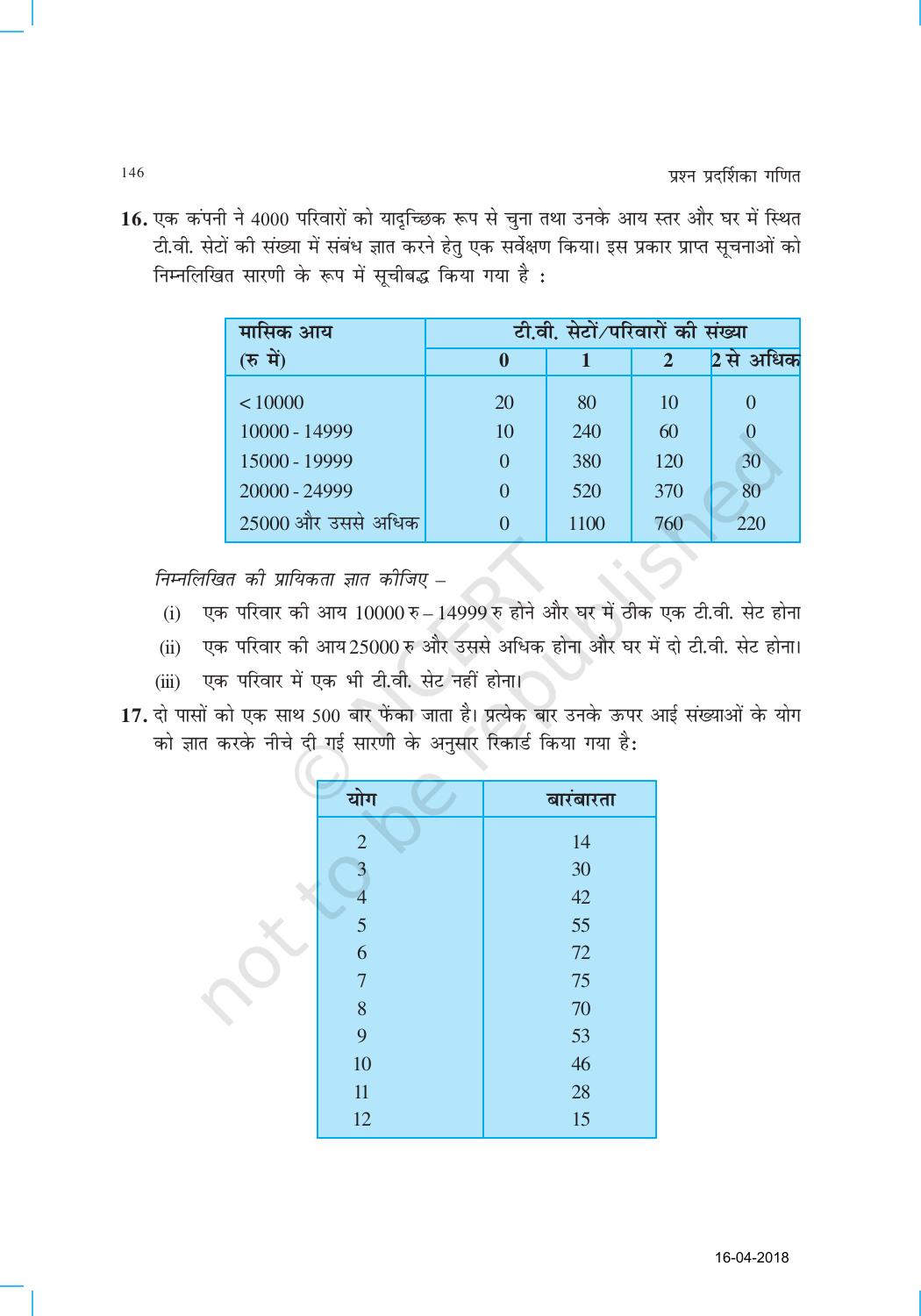 NCERT Exemplar Class 9: गणित यूनिट 14(सांख्यिकी और प्रायिकता ) - Page 15