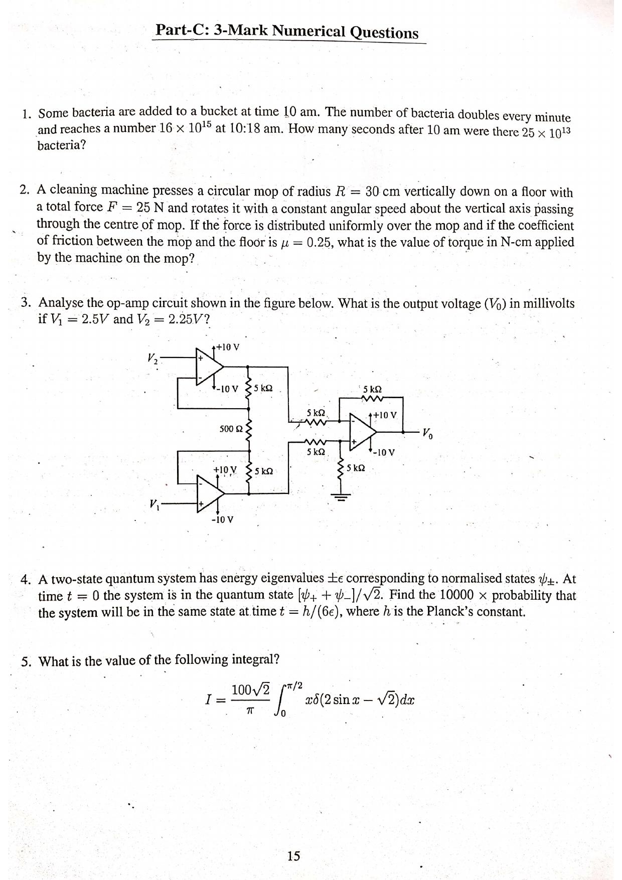 JEST 2020 Physics Question Paper with  Answer key - Page 13