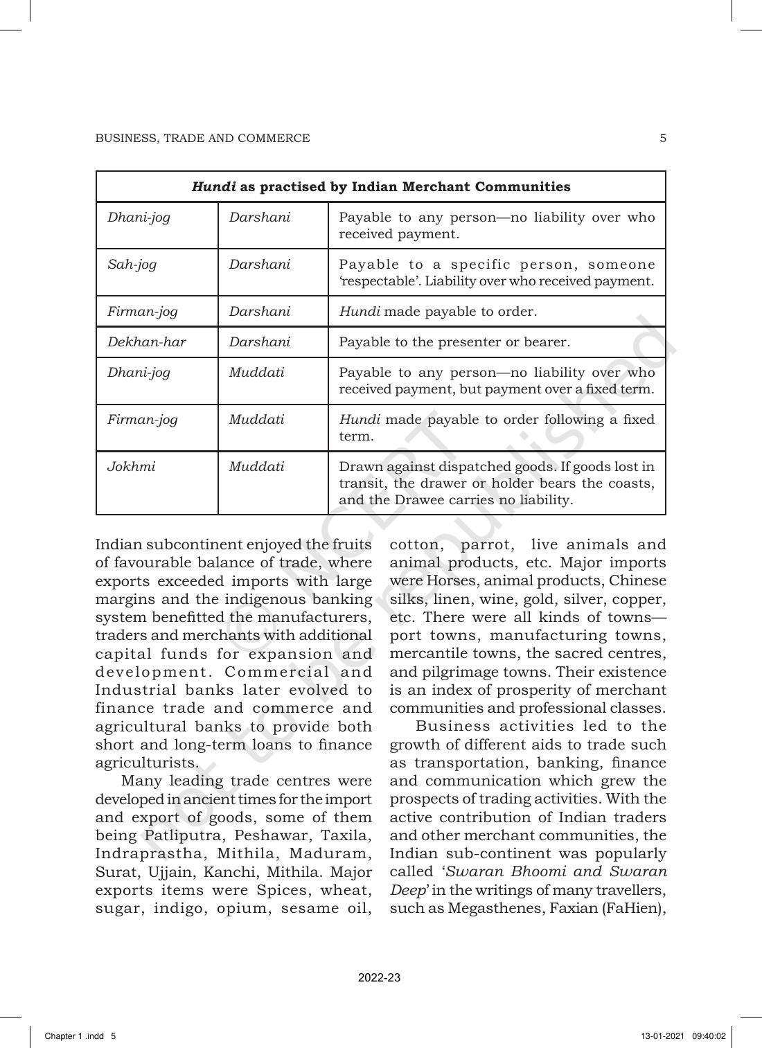 NCERT Book for Class 11 Business Studies Chapter 1 Nature and Purpose of Business - Page 5