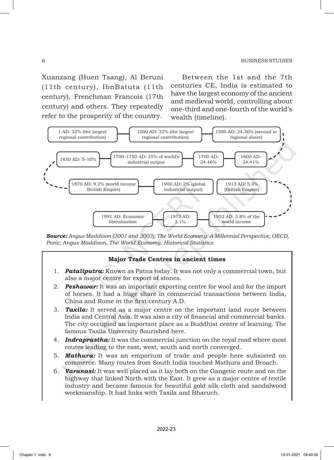 NCERT Book for Class 11 Business Studies Chapter 1 Nature and Purpose of Business - Page 6