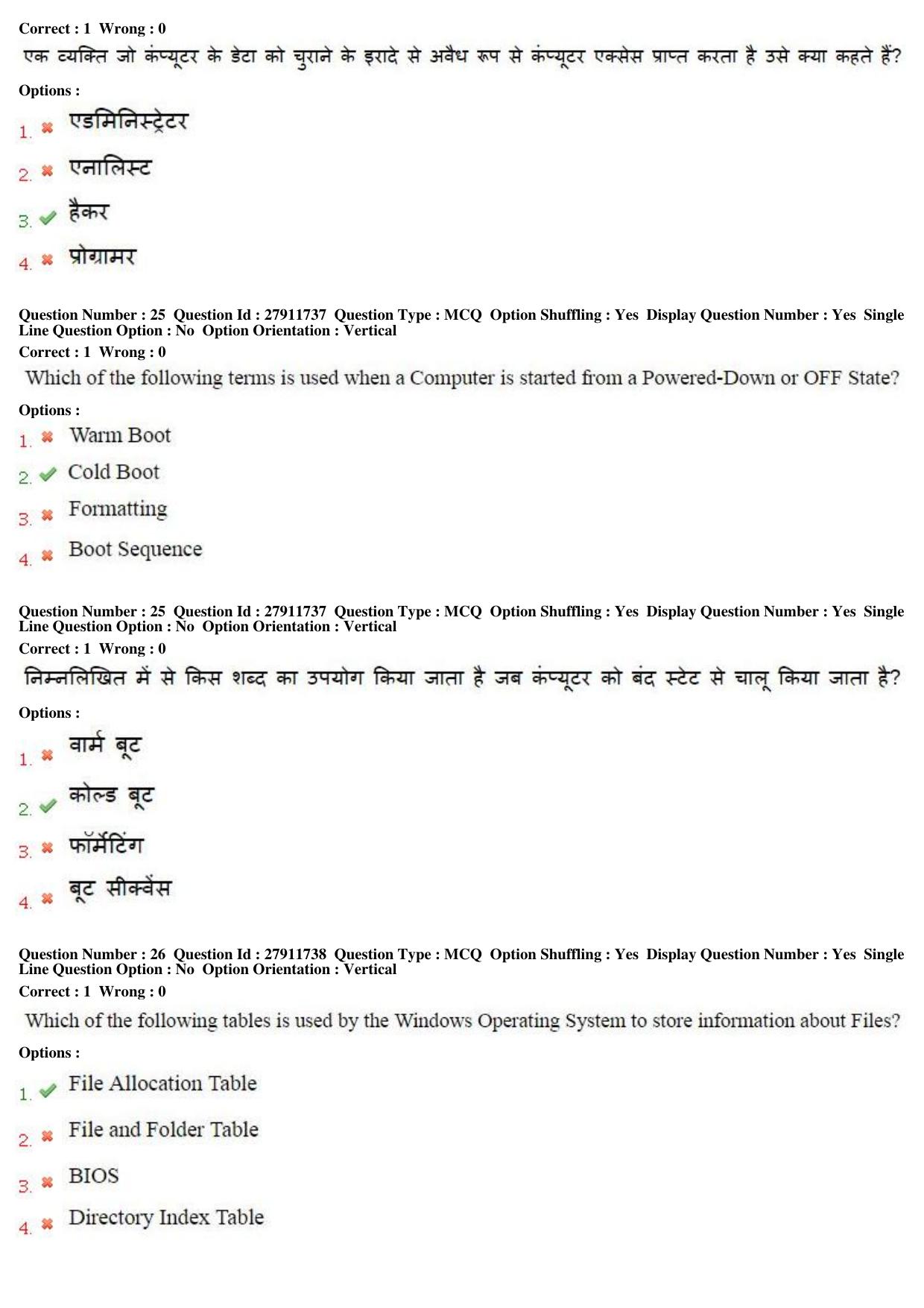 MP CPCT 09th Oct 2016 CPCT Question Paper Shift 1 - Page 14