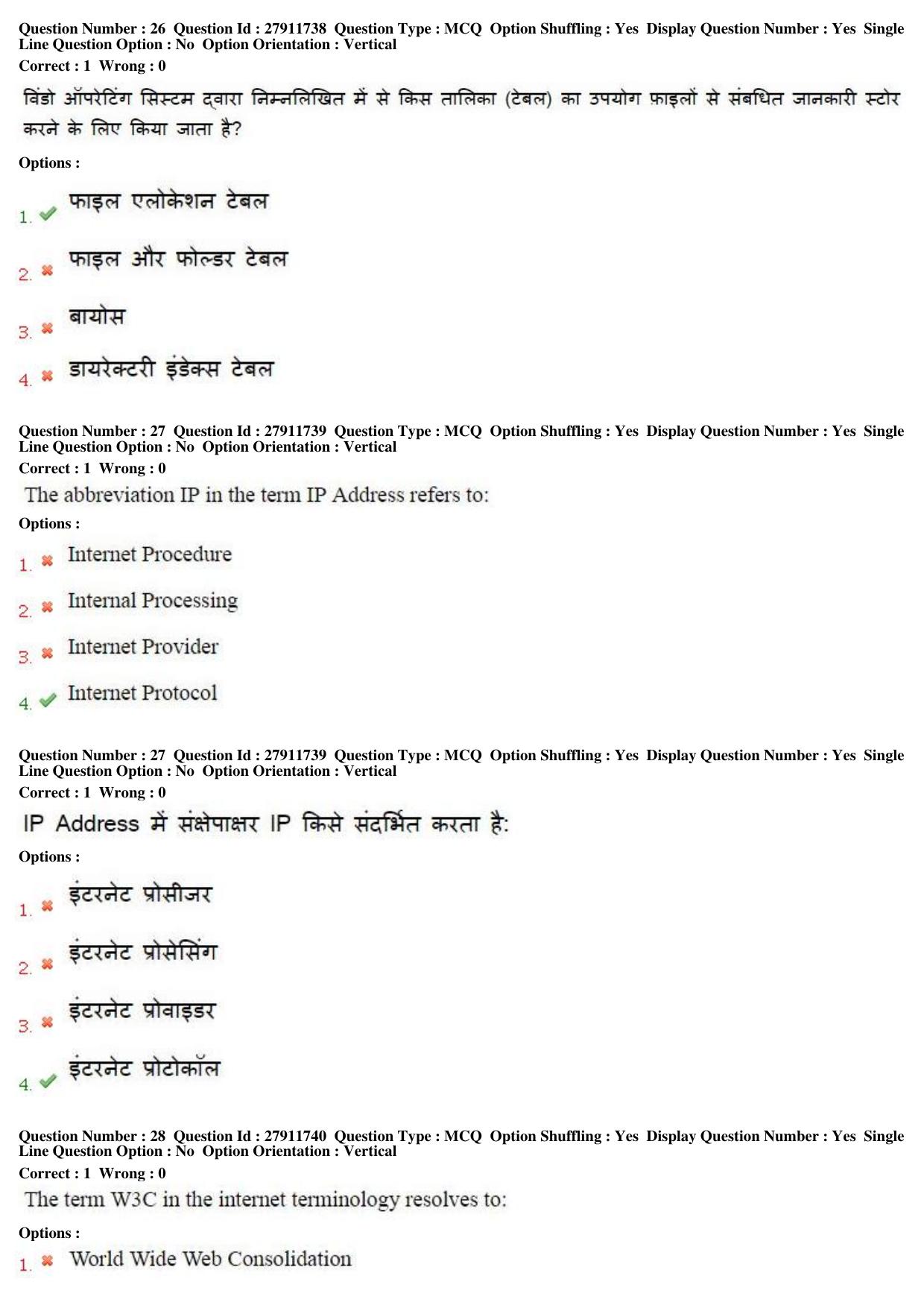 MP CPCT 09th Oct 2016 CPCT Question Paper Shift 1 - Page 15