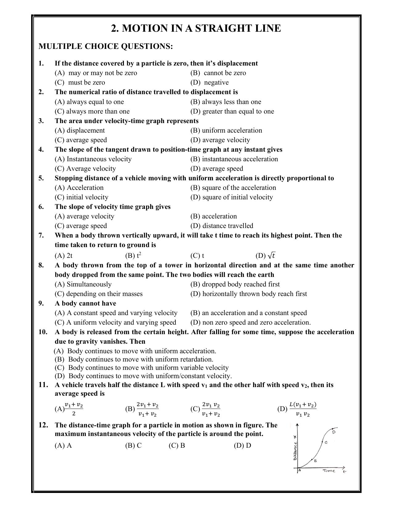 Karnataka 1st PUC Question Bank 2025 - Physics - Page 5