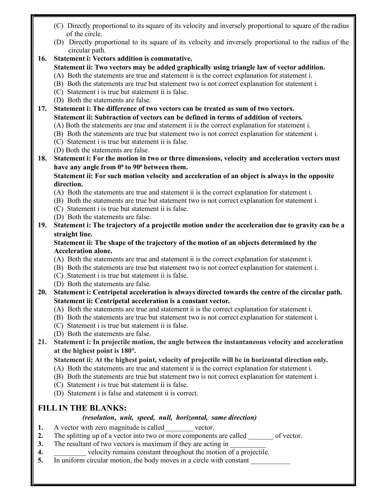 Karnataka 1st PUC Question Bank 2025 - Physics - Page 9