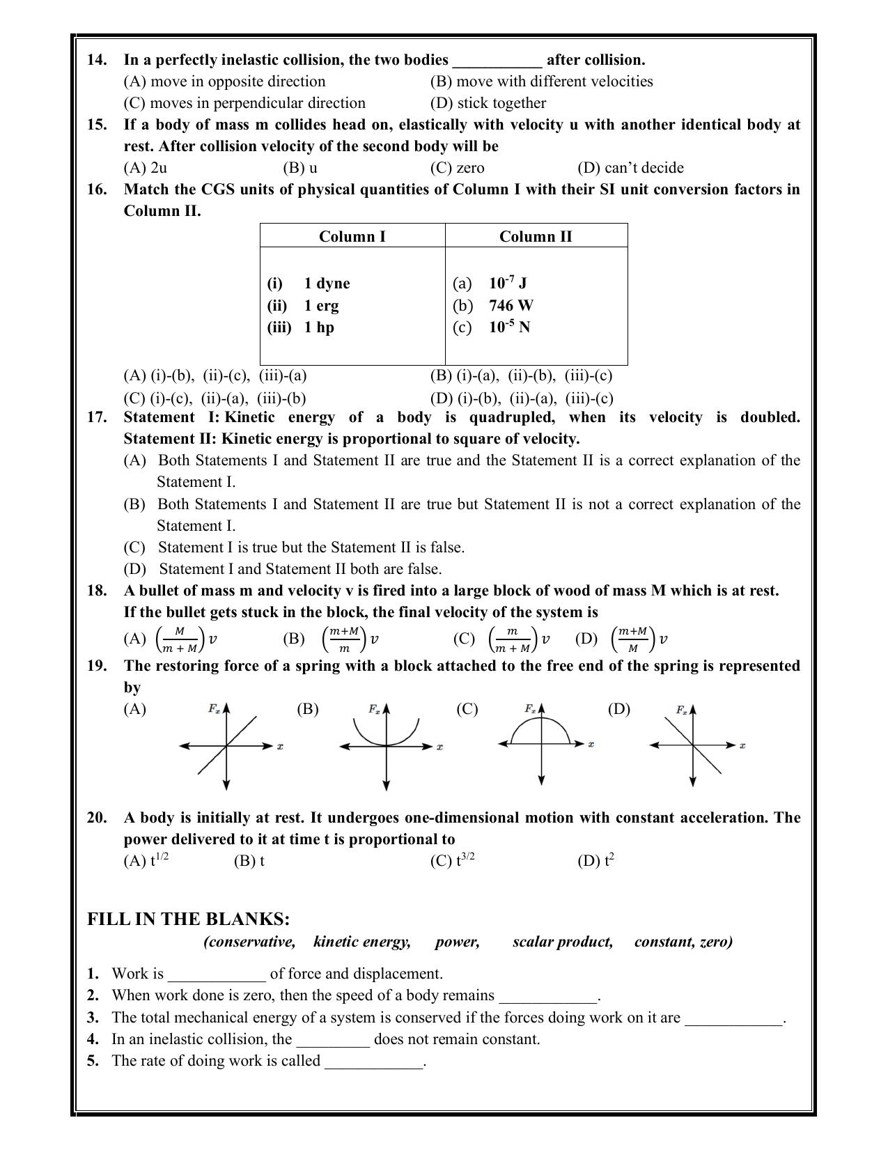 Karnataka 1st PUC Question Bank 2025 - Physics - Page 16