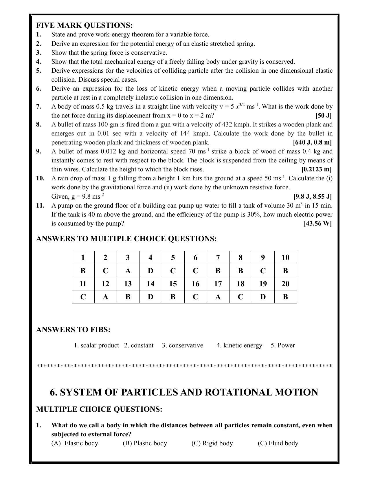 Karnataka 1st PUC Question Bank 2025 - Physics - Page 18