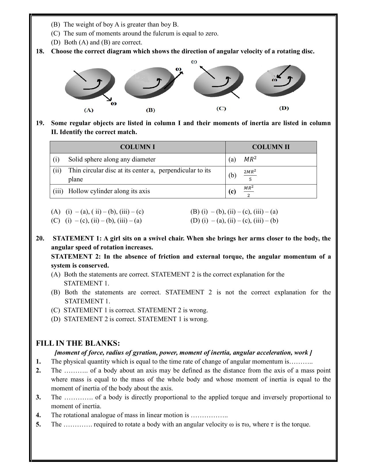 Karnataka 1st PUC Question Bank 2025 - Physics - Page 20