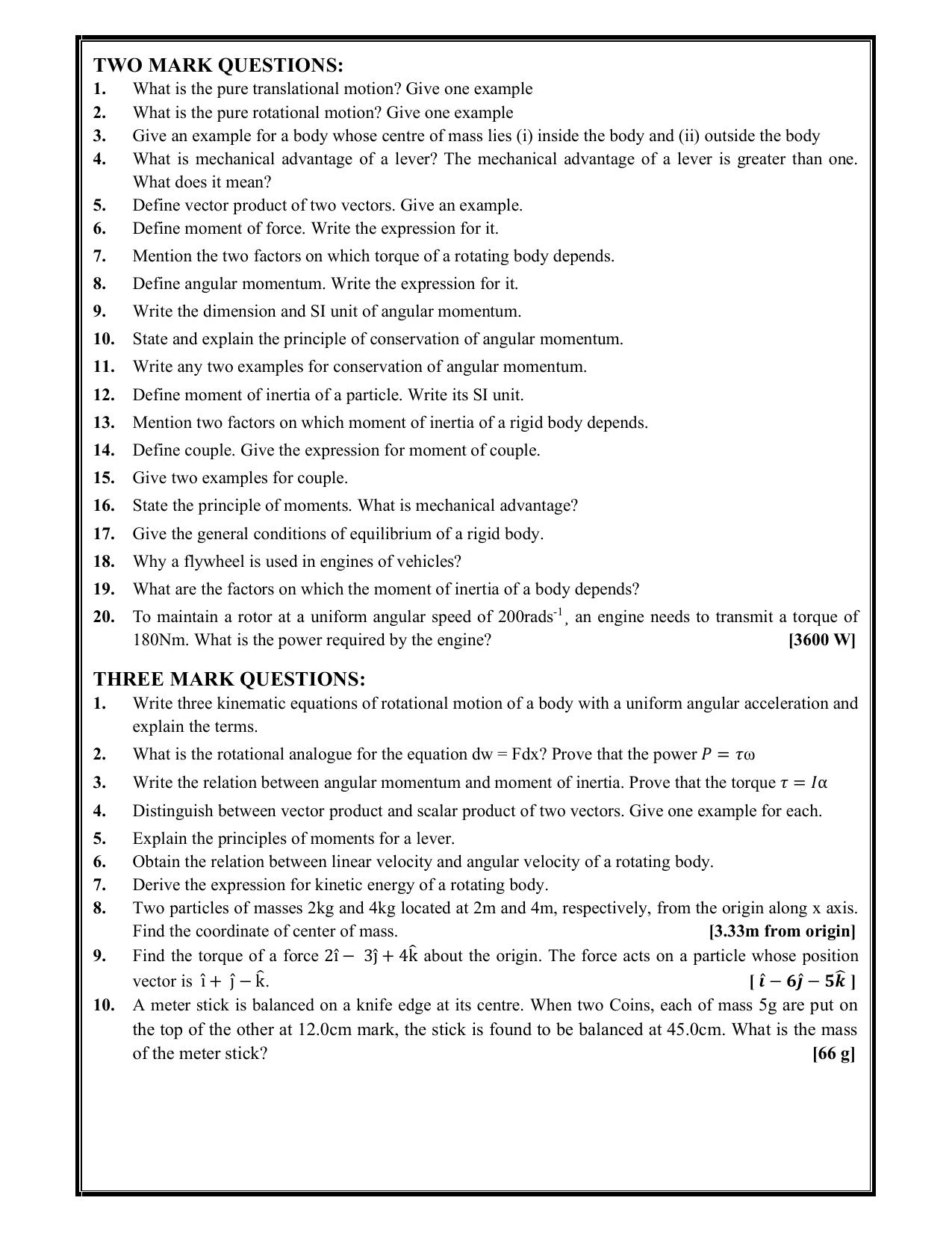 Karnataka 1st PUC Question Bank 2025 - Physics - Page 21