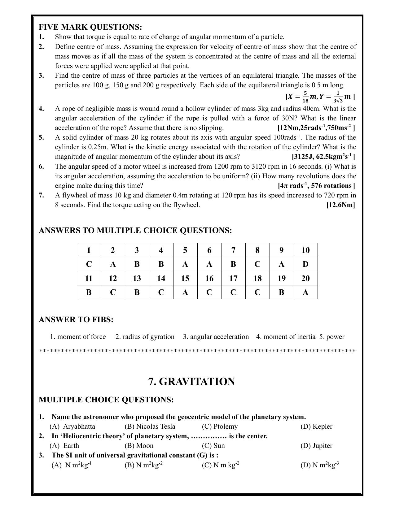 Karnataka 1st PUC Question Bank 2025 - Physics - Page 22