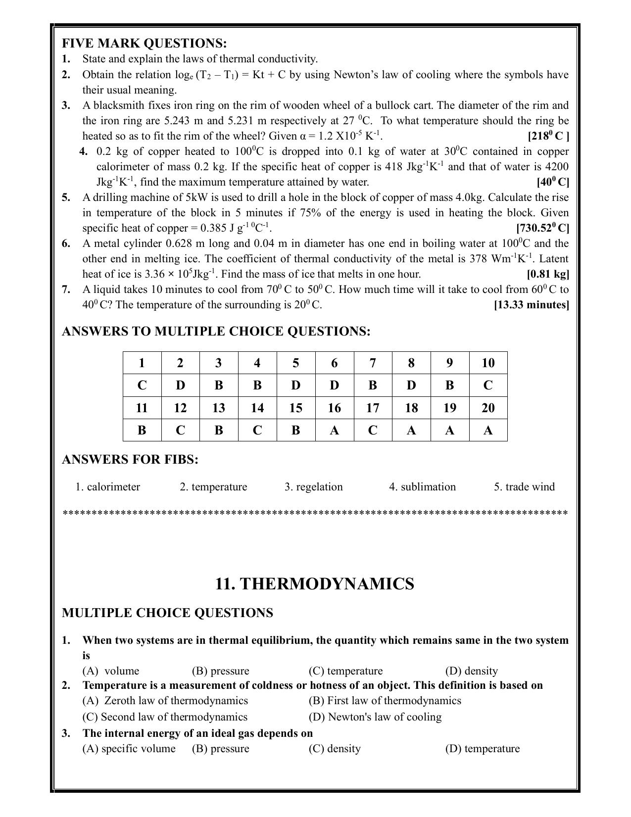 Karnataka 1st PUC Question Bank 2025 - Physics - Page 37