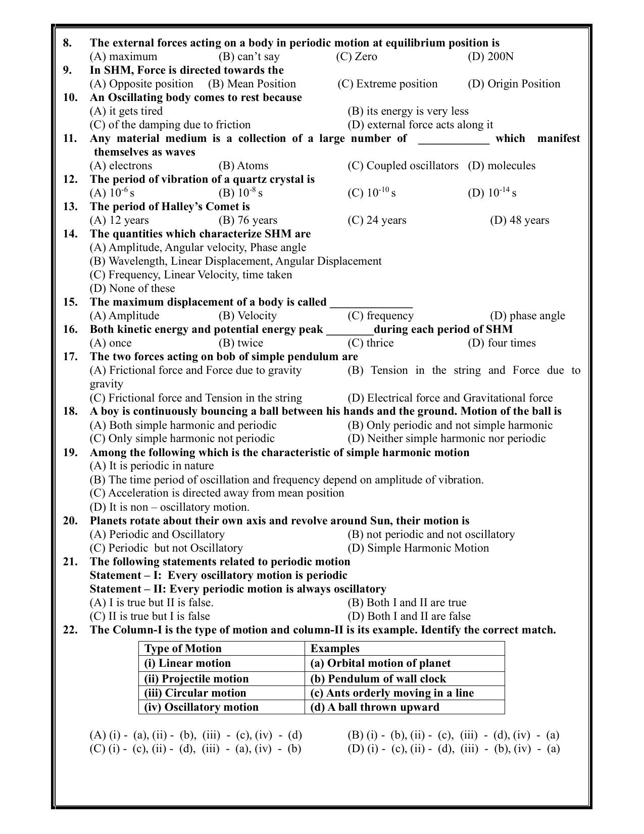 Karnataka 1st PUC Question Bank 2025 - Physics - Page 44