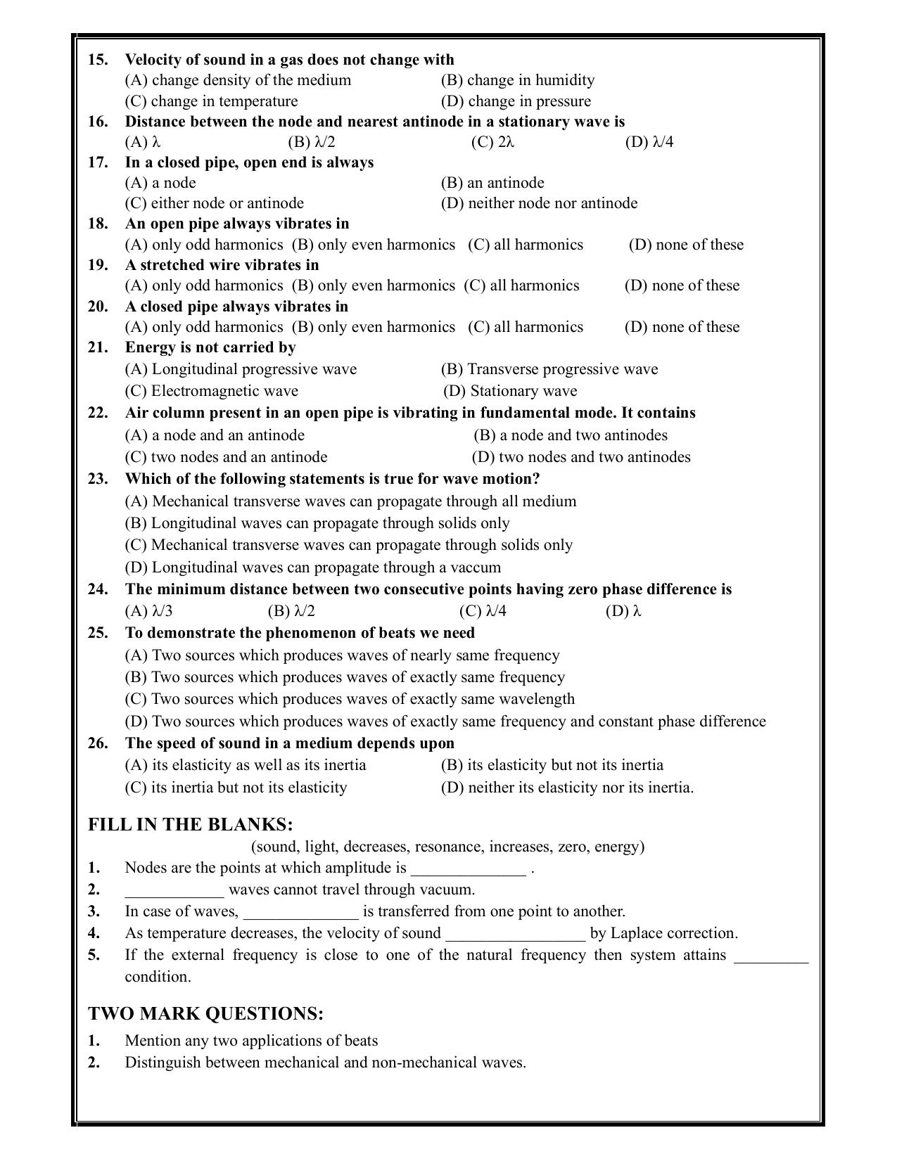 Karnataka 1st PUC Question Bank 2025 - Physics - Page 48