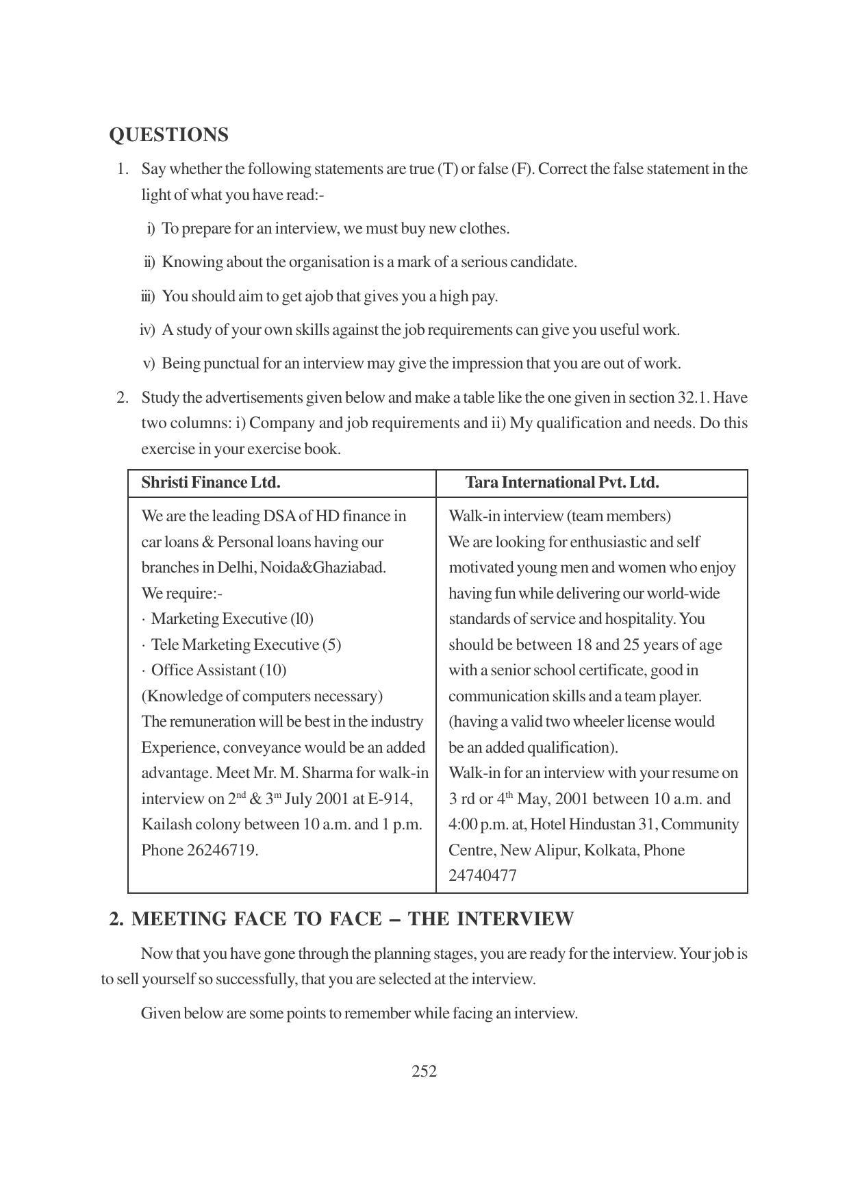 TS SCERT Inter 1st Year English Path 1 (English Medium) Text Book - Page 257
