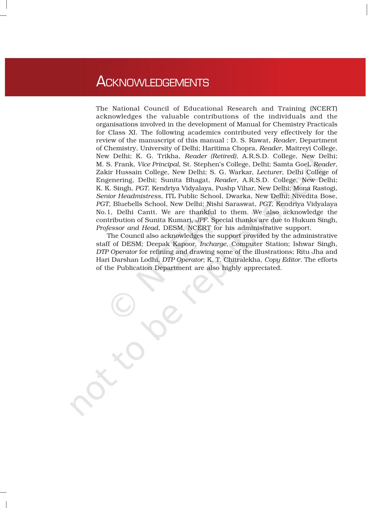 NCERT Laboratory Manuals for Class XI Chemistry - Unit-1 Introduction - Page 8